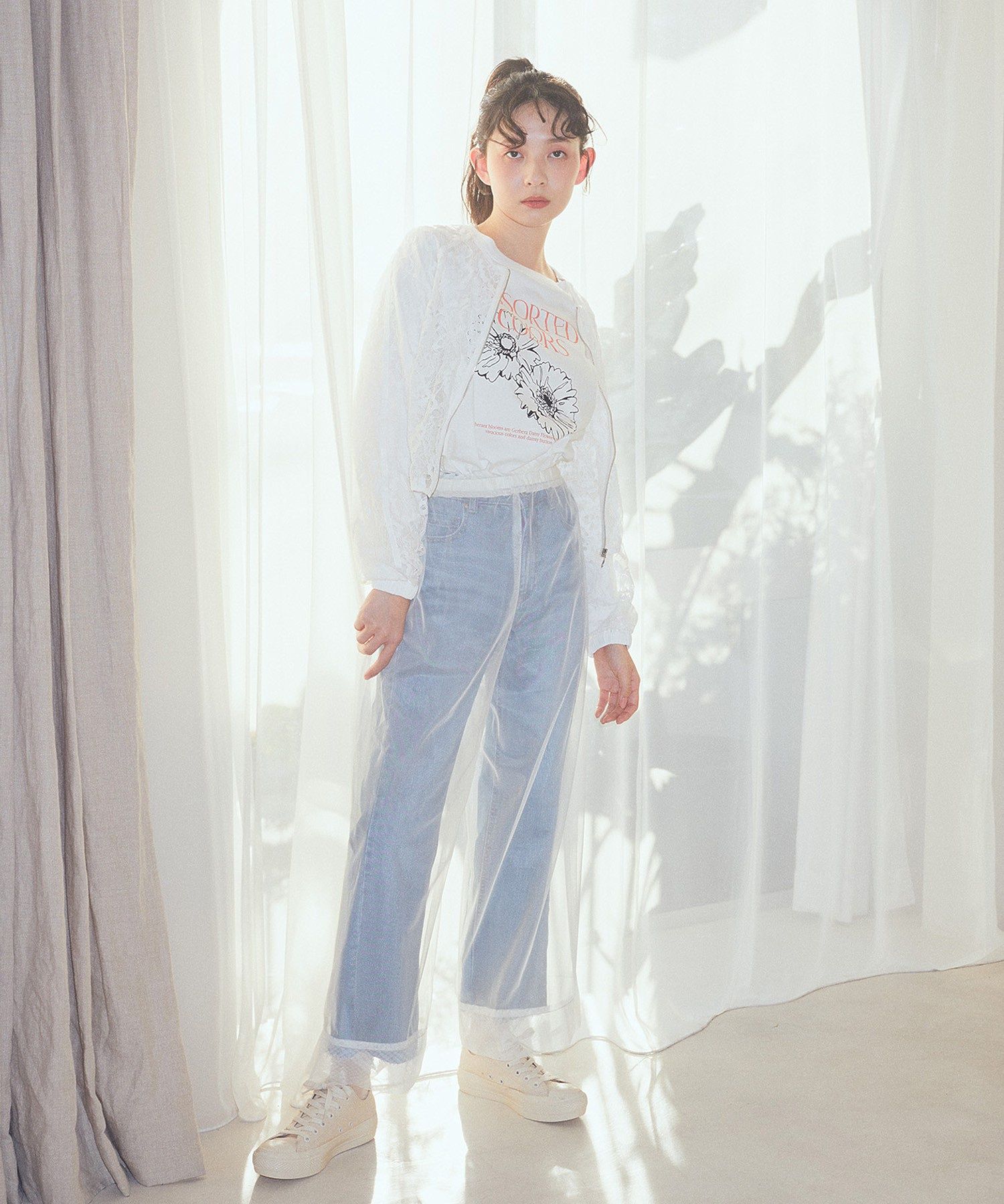 アースミュージックアンドエコロジー earth music&ecology CONVERSE×earth ALL STAR PLTS （イエロー） イエロー