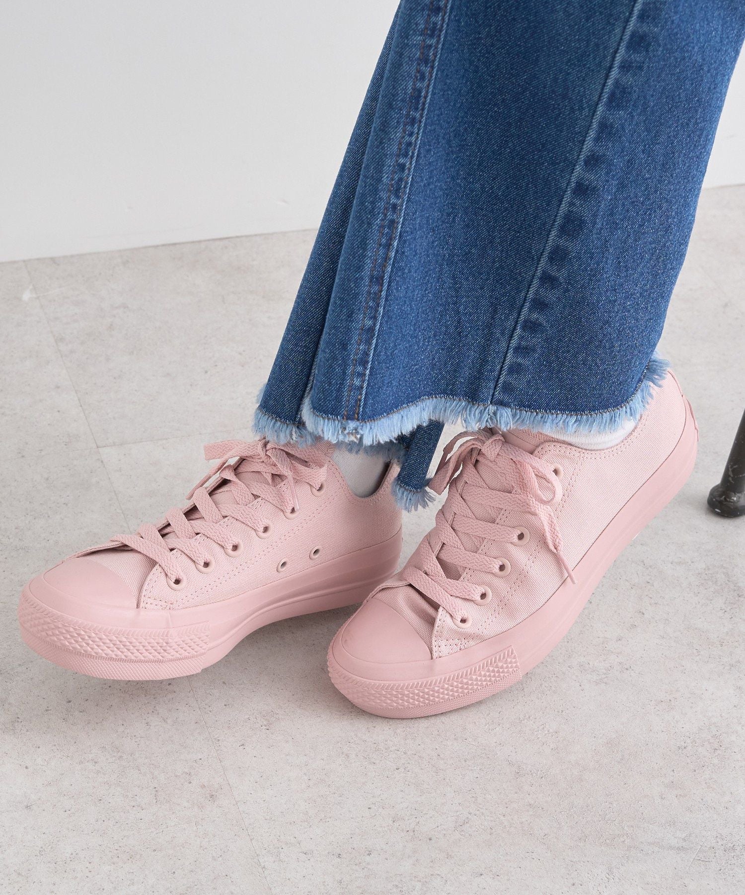 アースミュージックアンドエコロジー earth music&ecology CONVERSE×earth ALL STAR PLTS （イエロー） イエロー