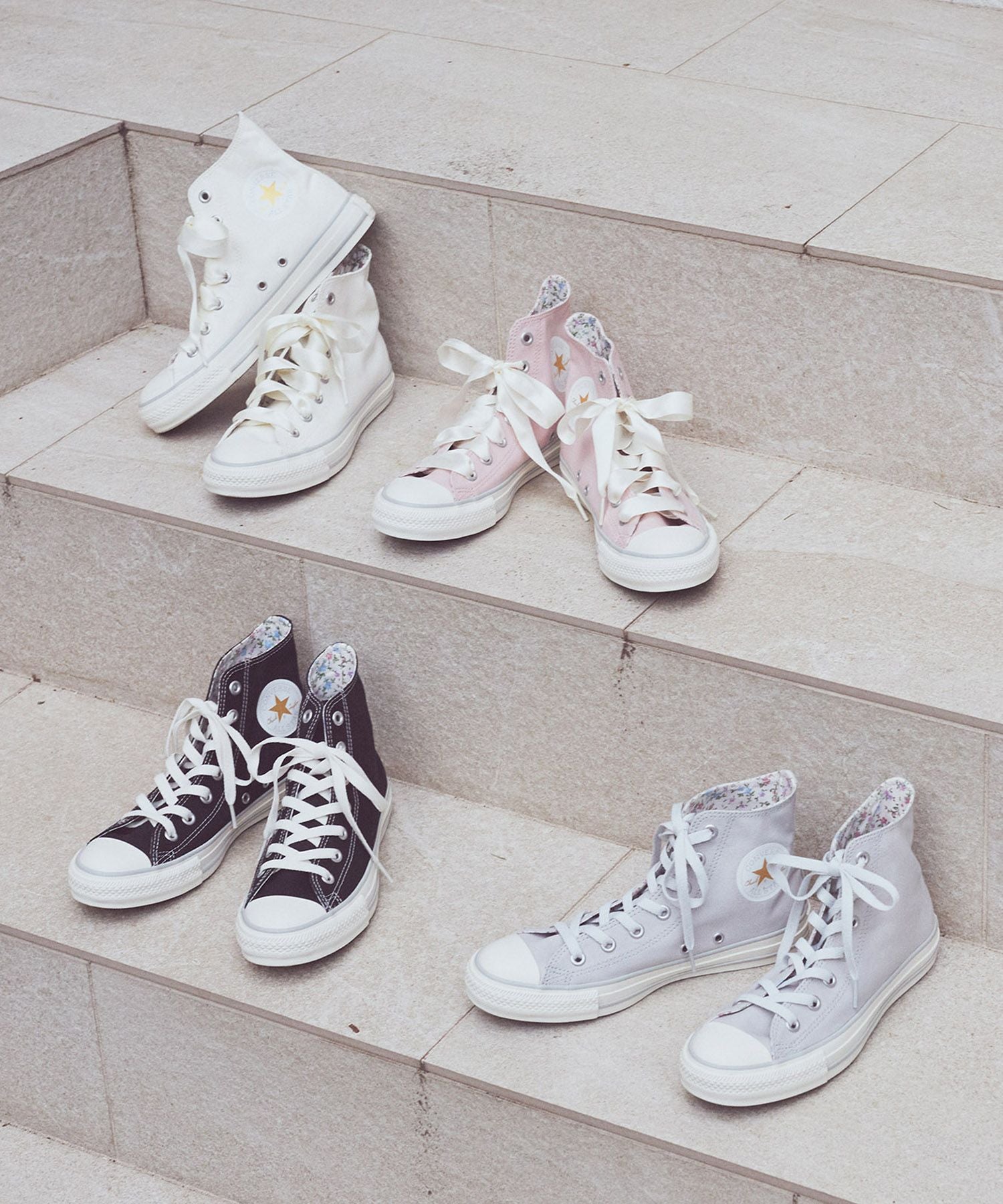アースミュージックアンドエコロジー earth music&ecology CONVERSE×earth ALL☆STAR HI （グレー） グレー