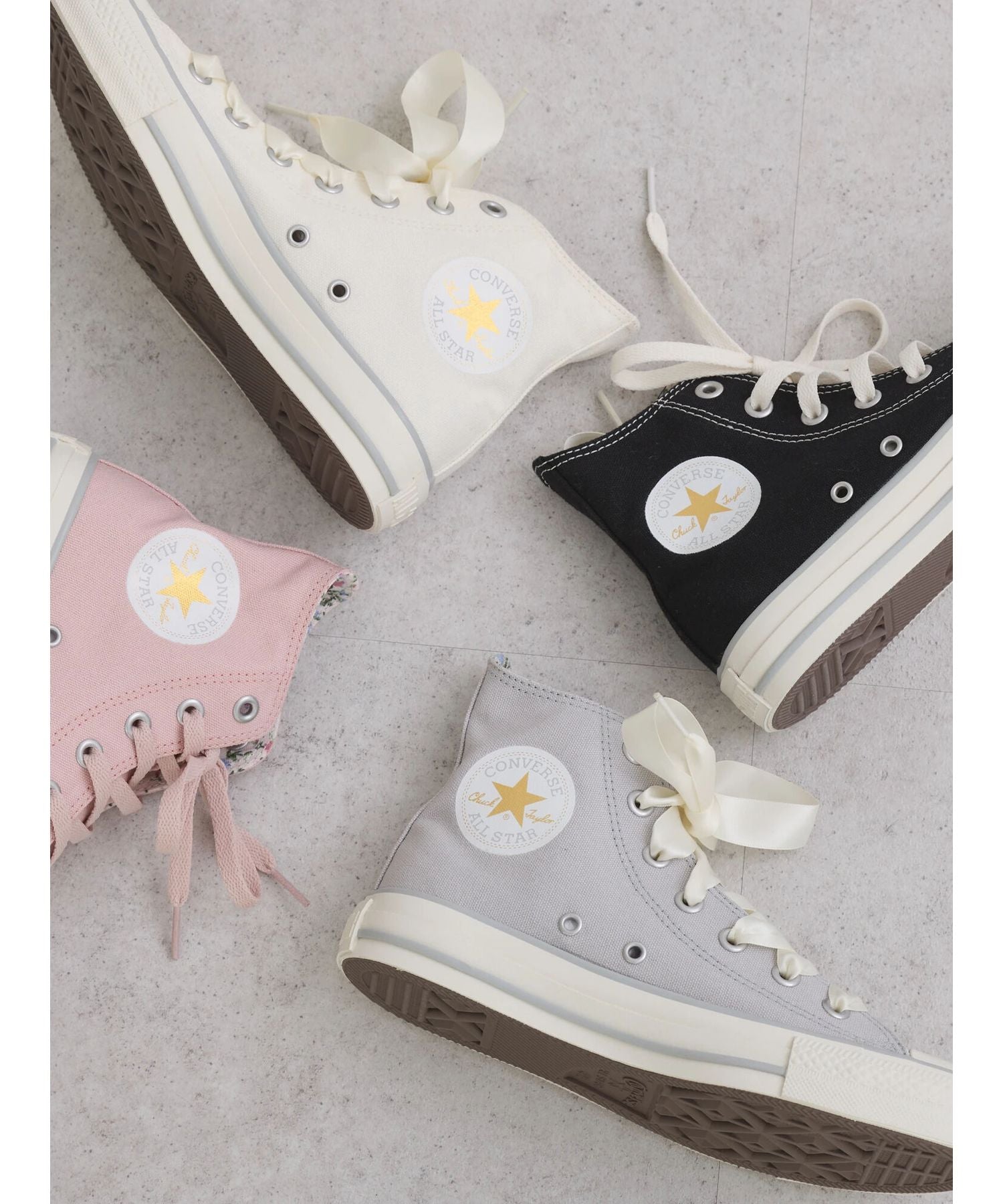 アースミュージックアンドエコロジー earth music&ecology CONVERSE×earth ALL☆STAR HI （グレー） グレー