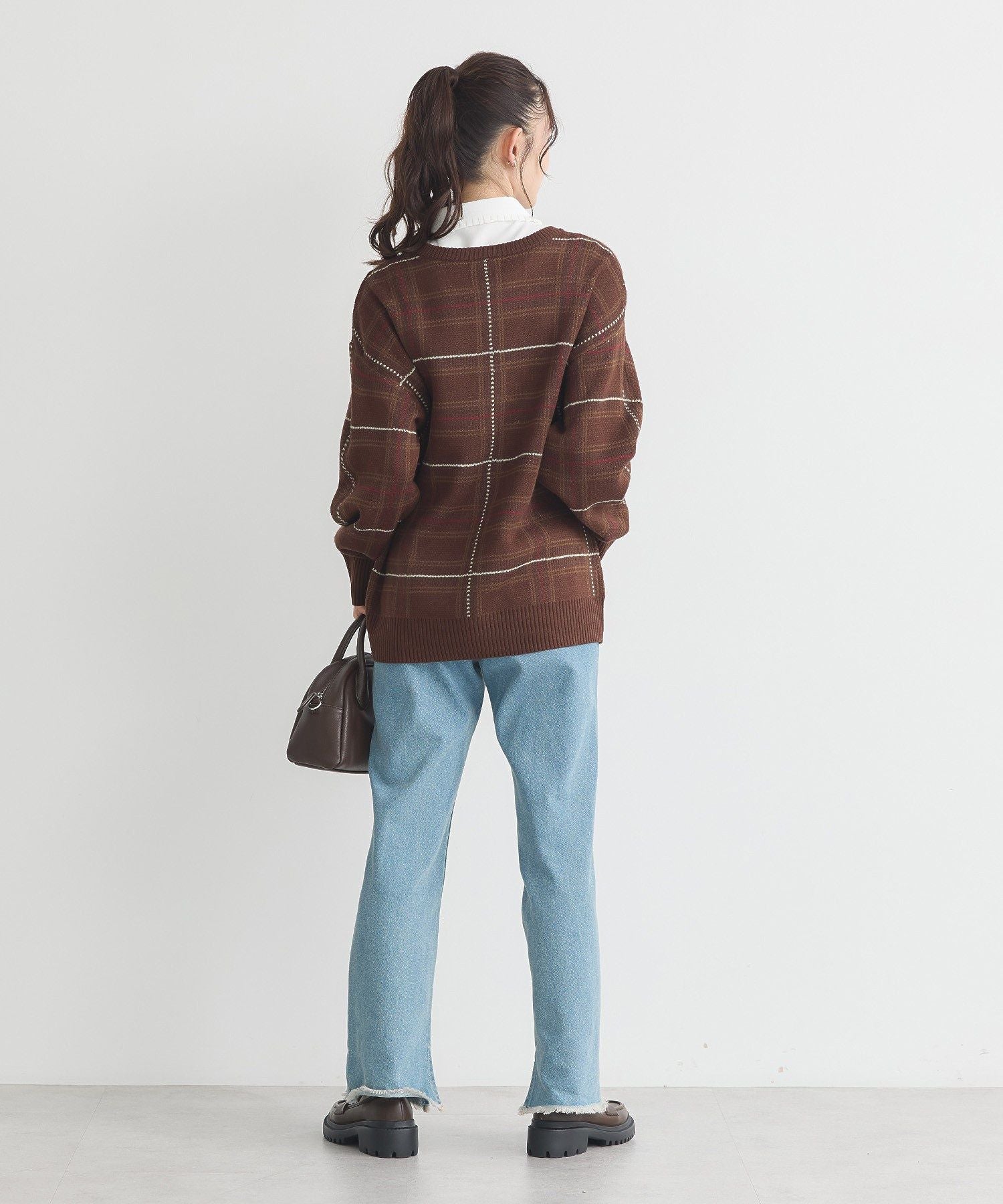 アースミュージックアンドエコロジー earth music&ecology フリルシャツカラー付け襟 （オフホワイト） オフホワイト