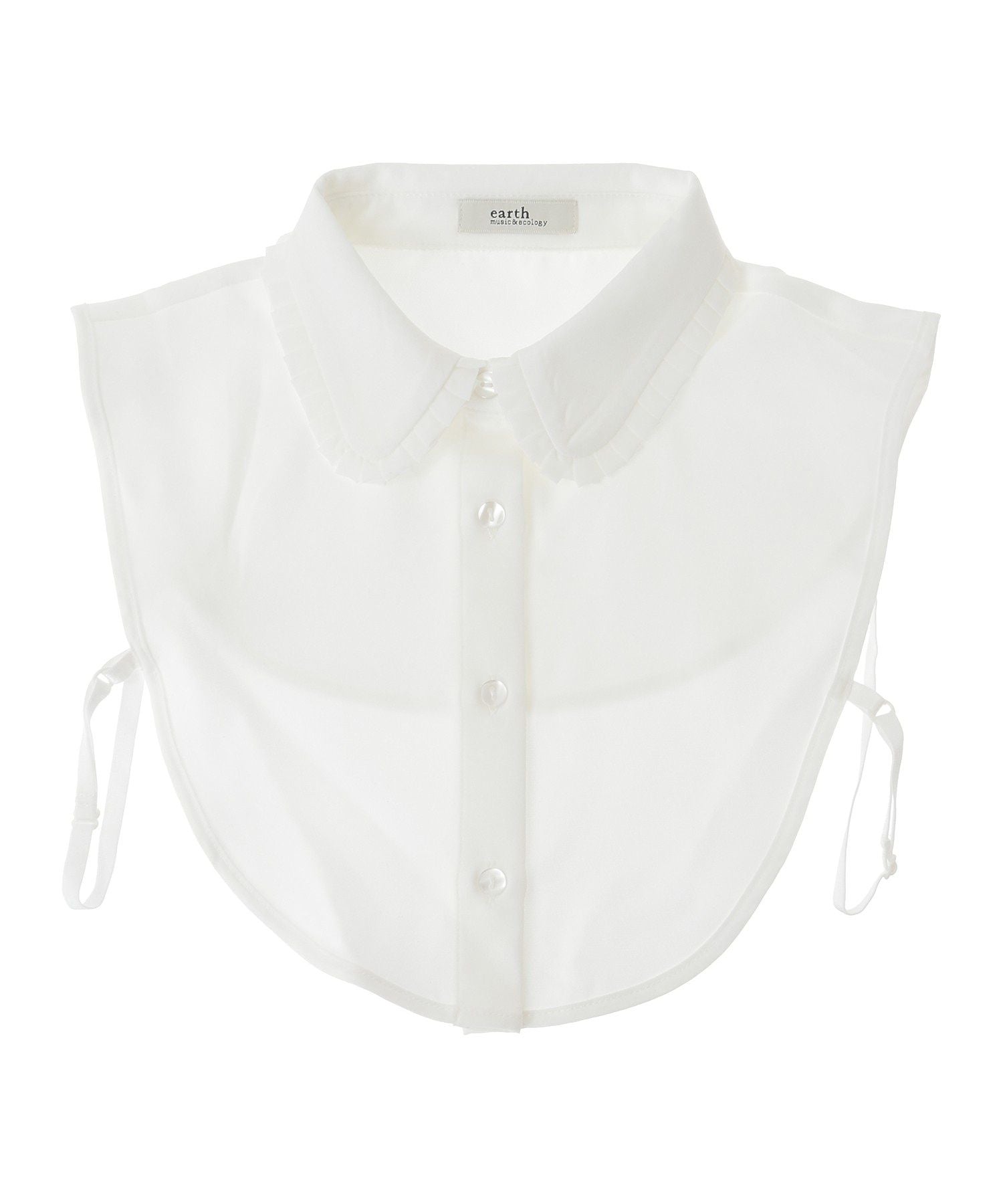 アースミュージックアンドエコロジー earth music&ecology フリルシャツカラー付け襟 （オフホワイト） オフホワイト