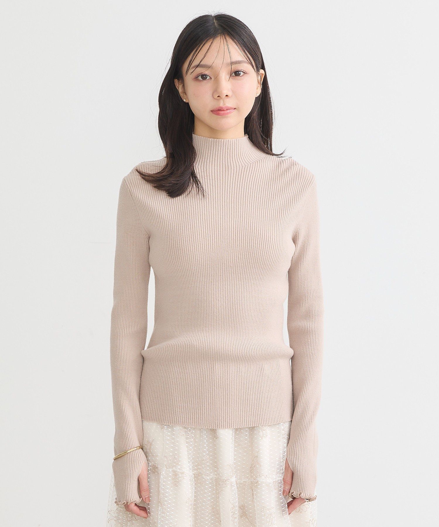 earth music&ecology earth music&ecology embroidered ribbed knit pullover