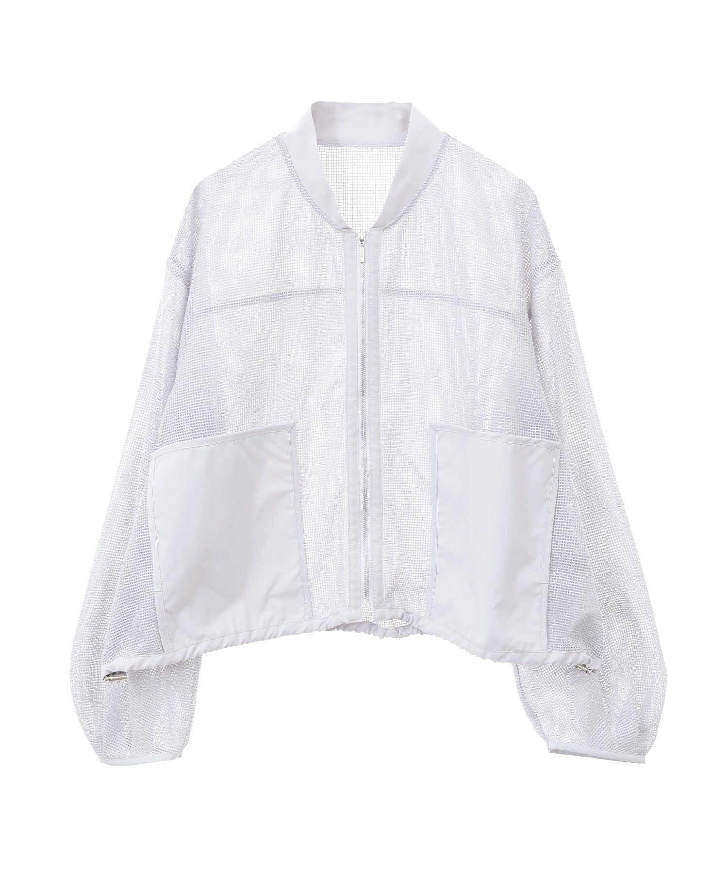 アースミュージックアンドエコロジー earth music&ecology メッシュブルゾン （グレー） グレー