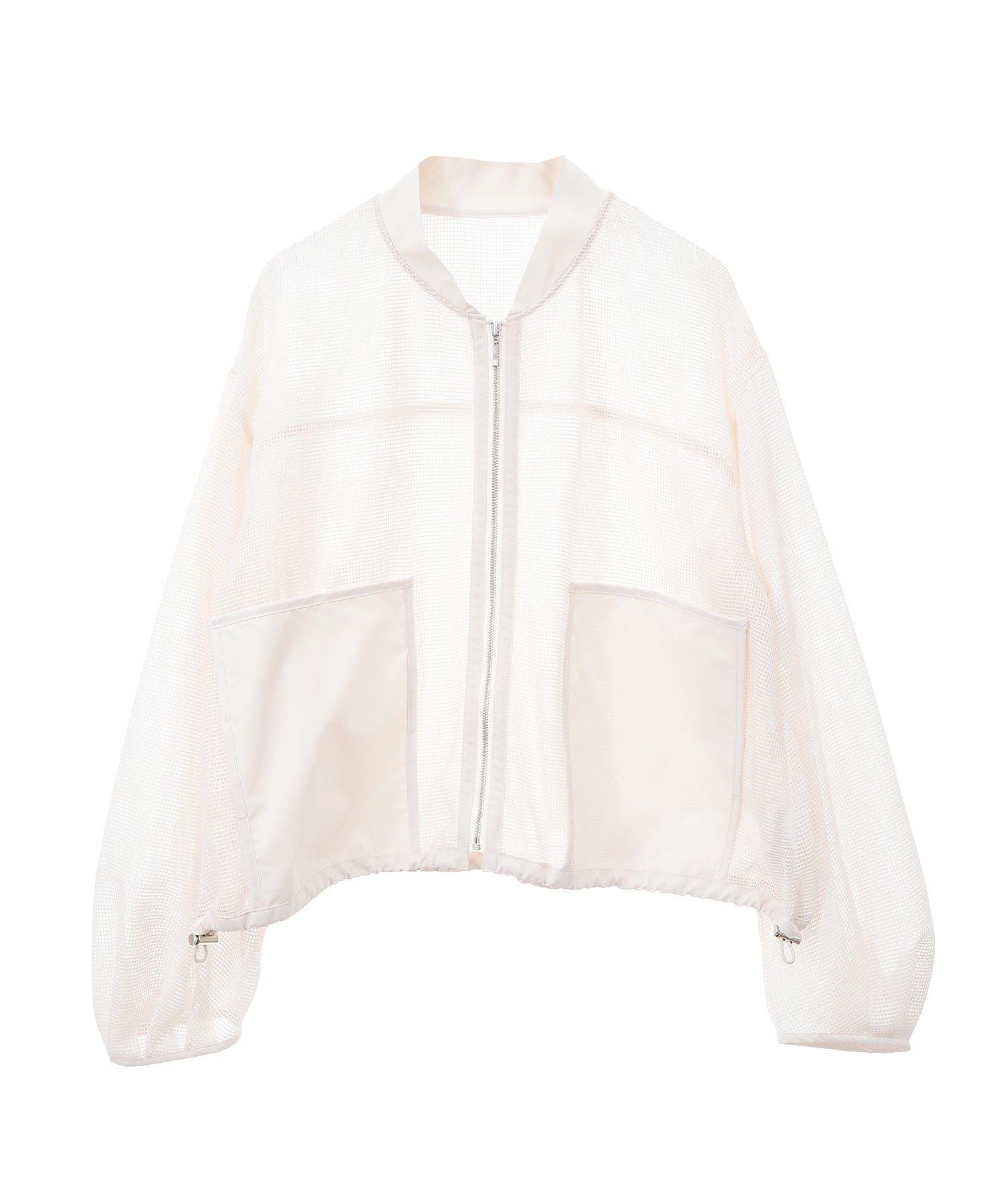 アースミュージックアンドエコロジー earth music&ecology メッシュブルゾン （グレー） グレー