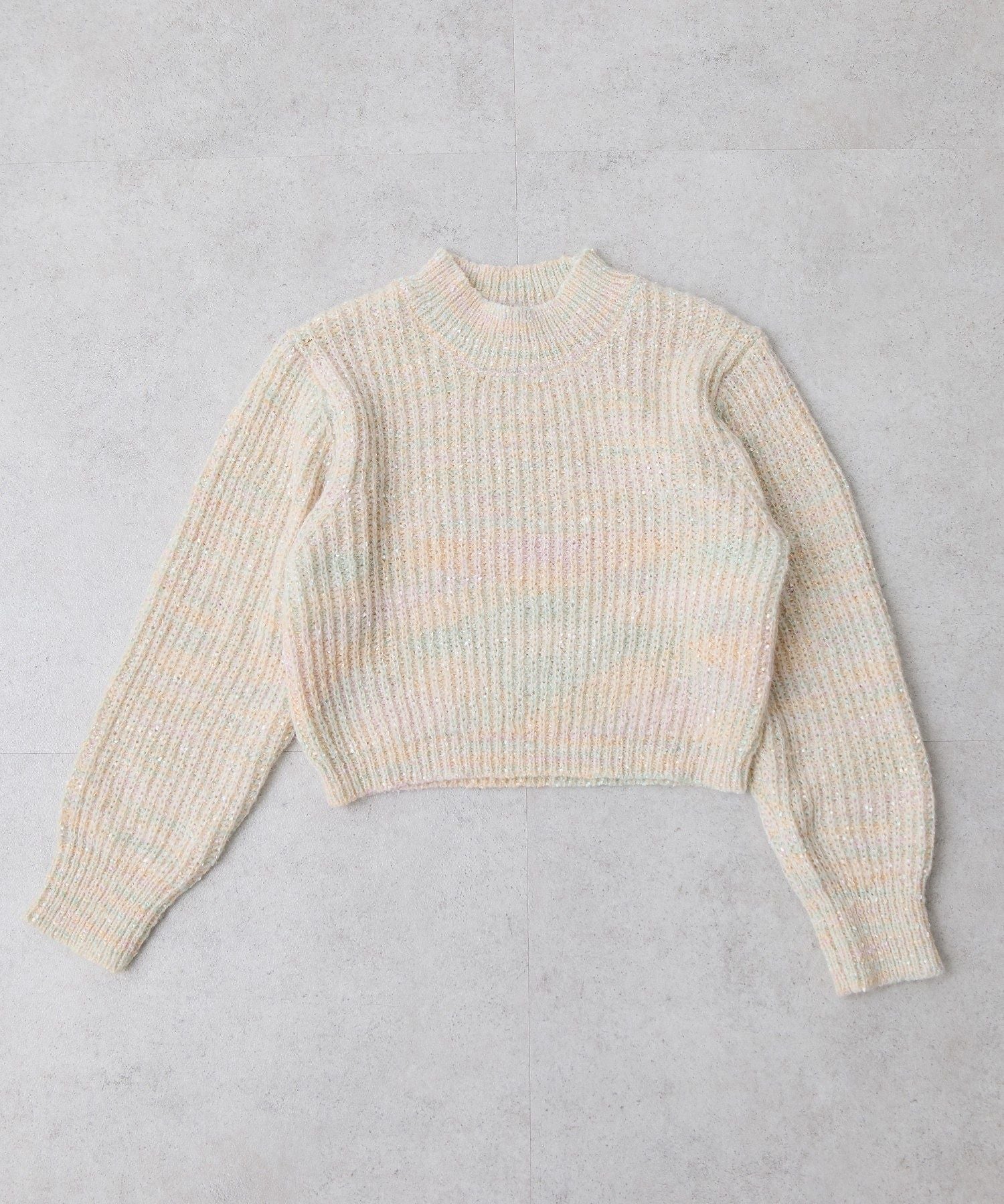 アースミュージックアンドエコロジー earth music&ecology ブラッシュヤーンニットプルオーバー （アイボリー） アイボリー