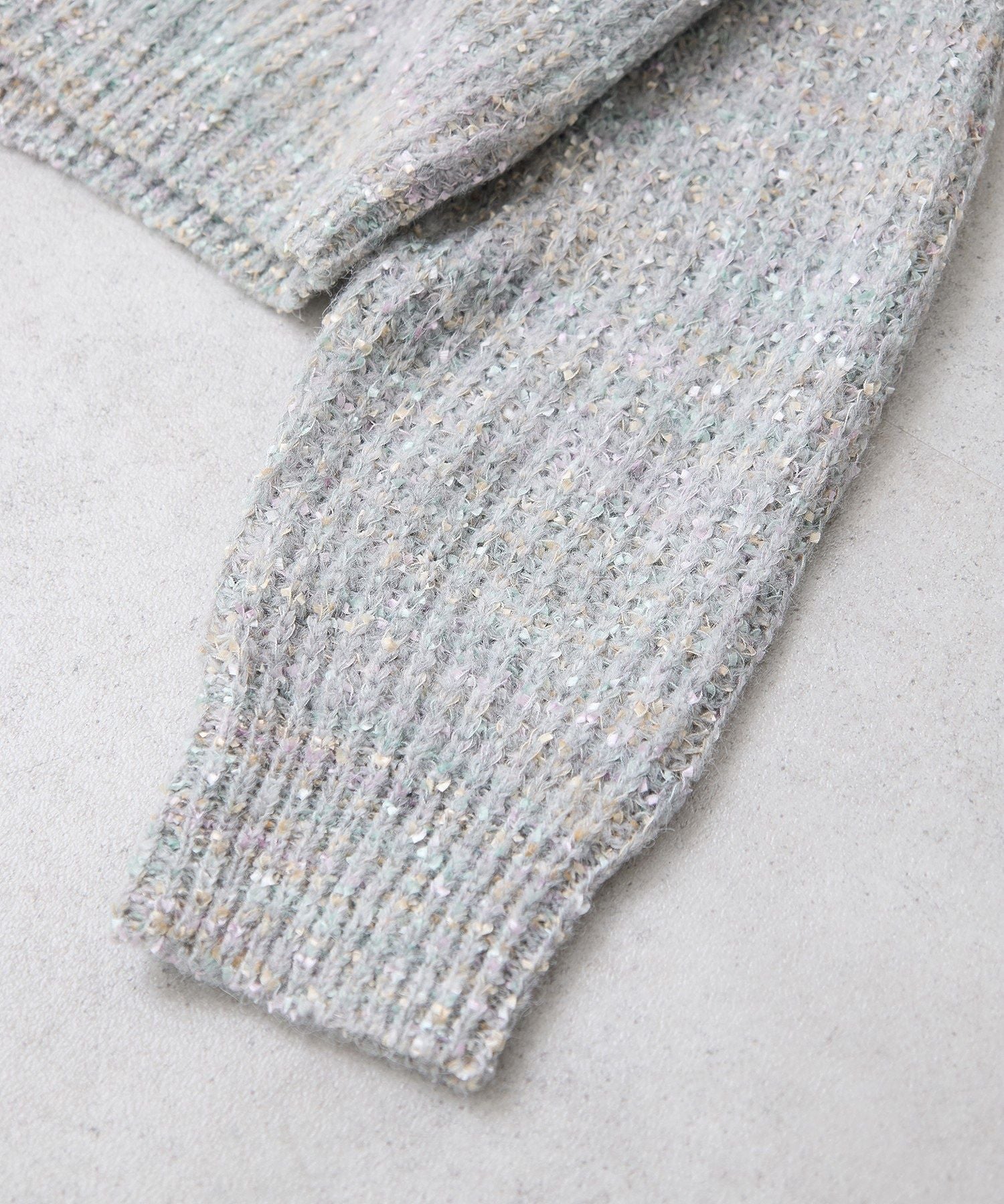 アースミュージックアンドエコロジー earth music&ecology ブラッシュヤーンニットプルオーバー （アイボリー） アイボリー