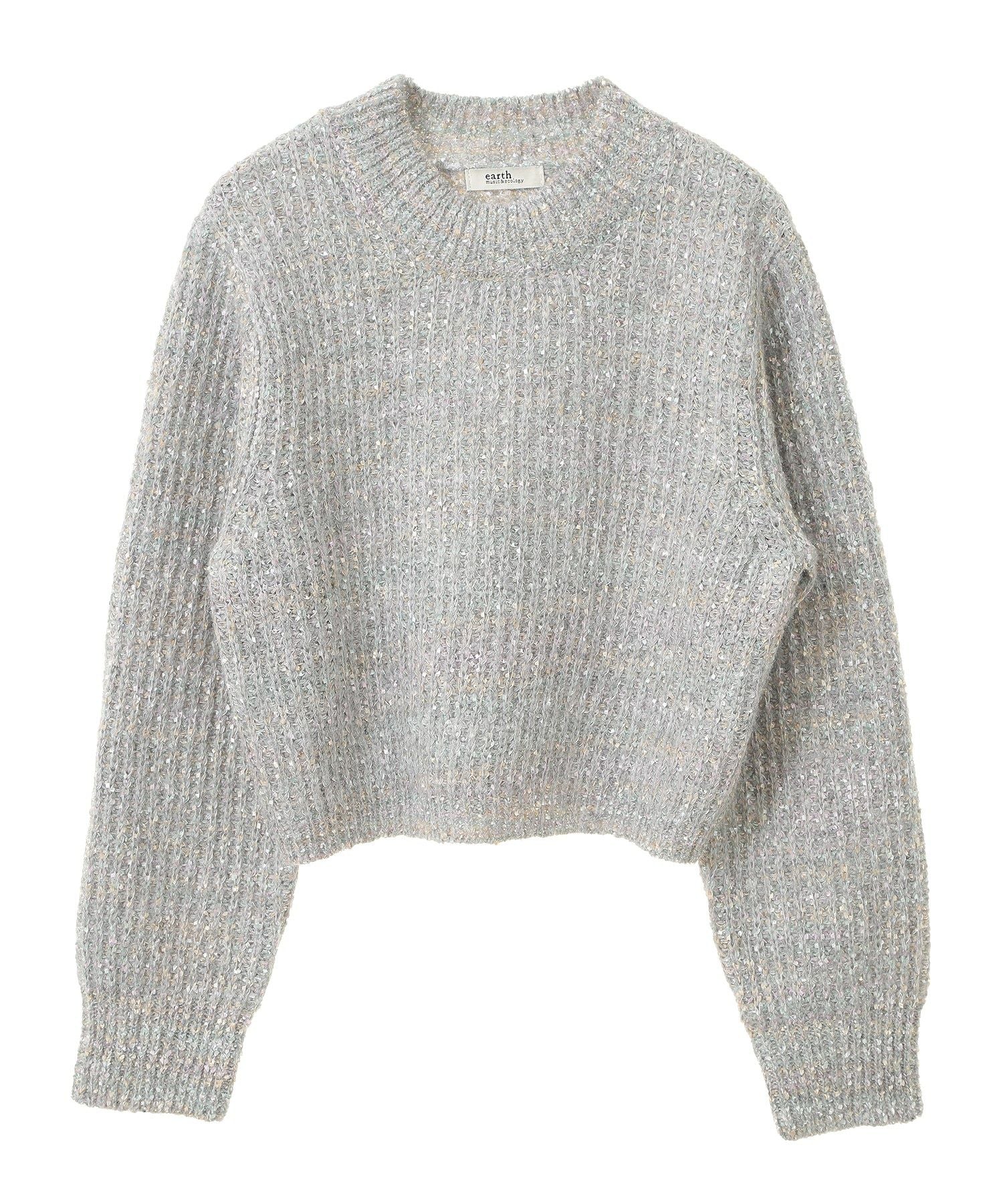 アースミュージックアンドエコロジー earth music&ecology ブラッシュヤーンニットプルオーバー （アイボリー） アイボリー