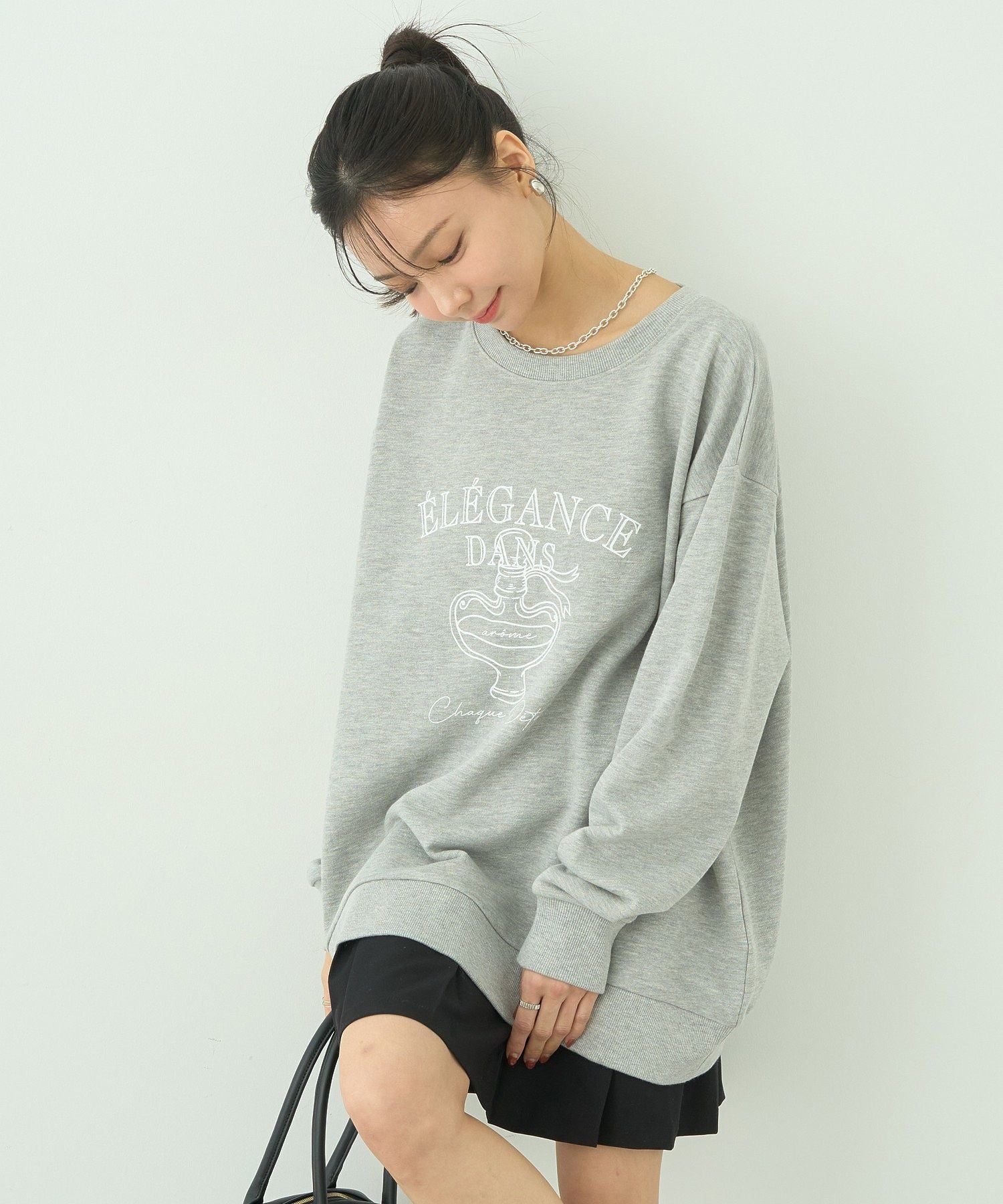 earth music&ecology earth music&ecology fleece printed pullover