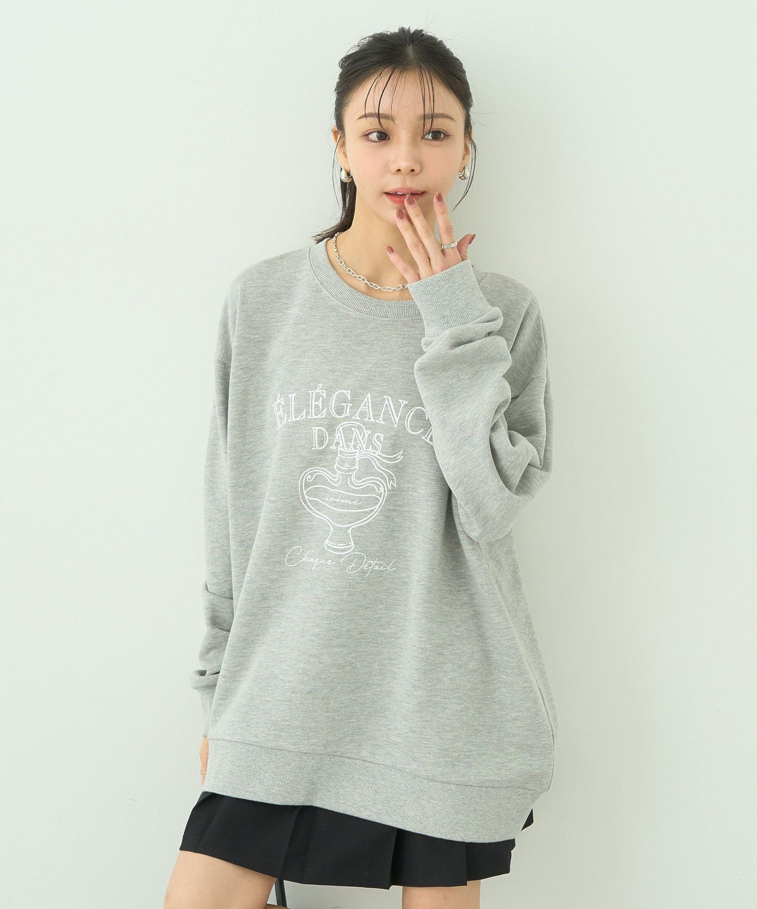 earth music&ecology earth music&ecology fleece printed pullover