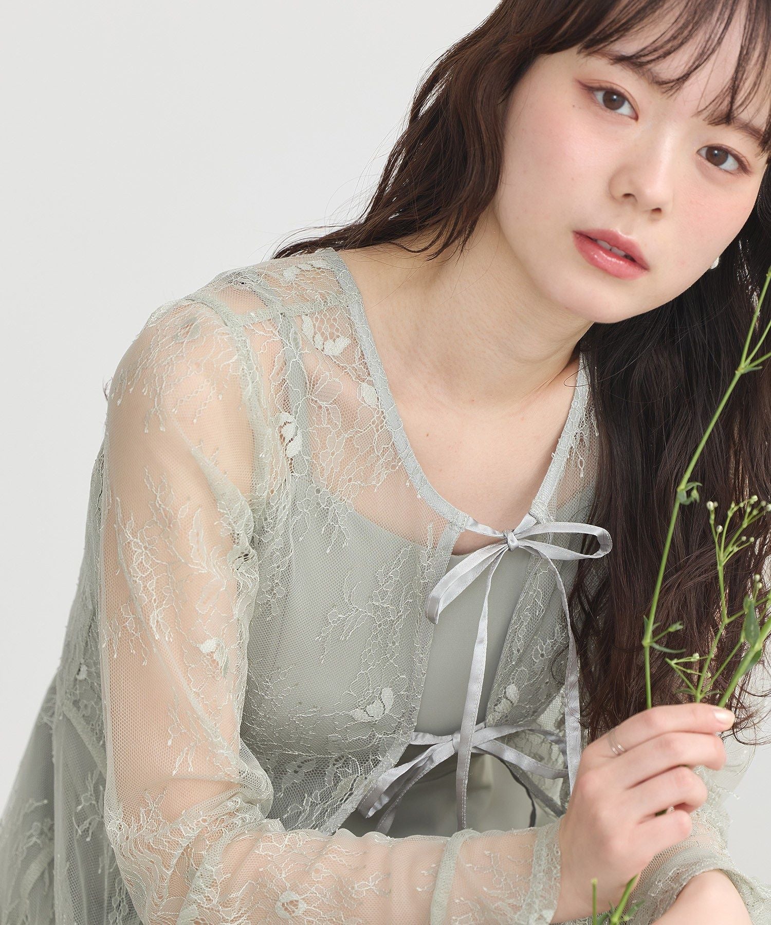 アースミュージックアンドエコロジー earth music&ecology SET2点レースワンピース＋キャミワンピース （ピンク） ピンク