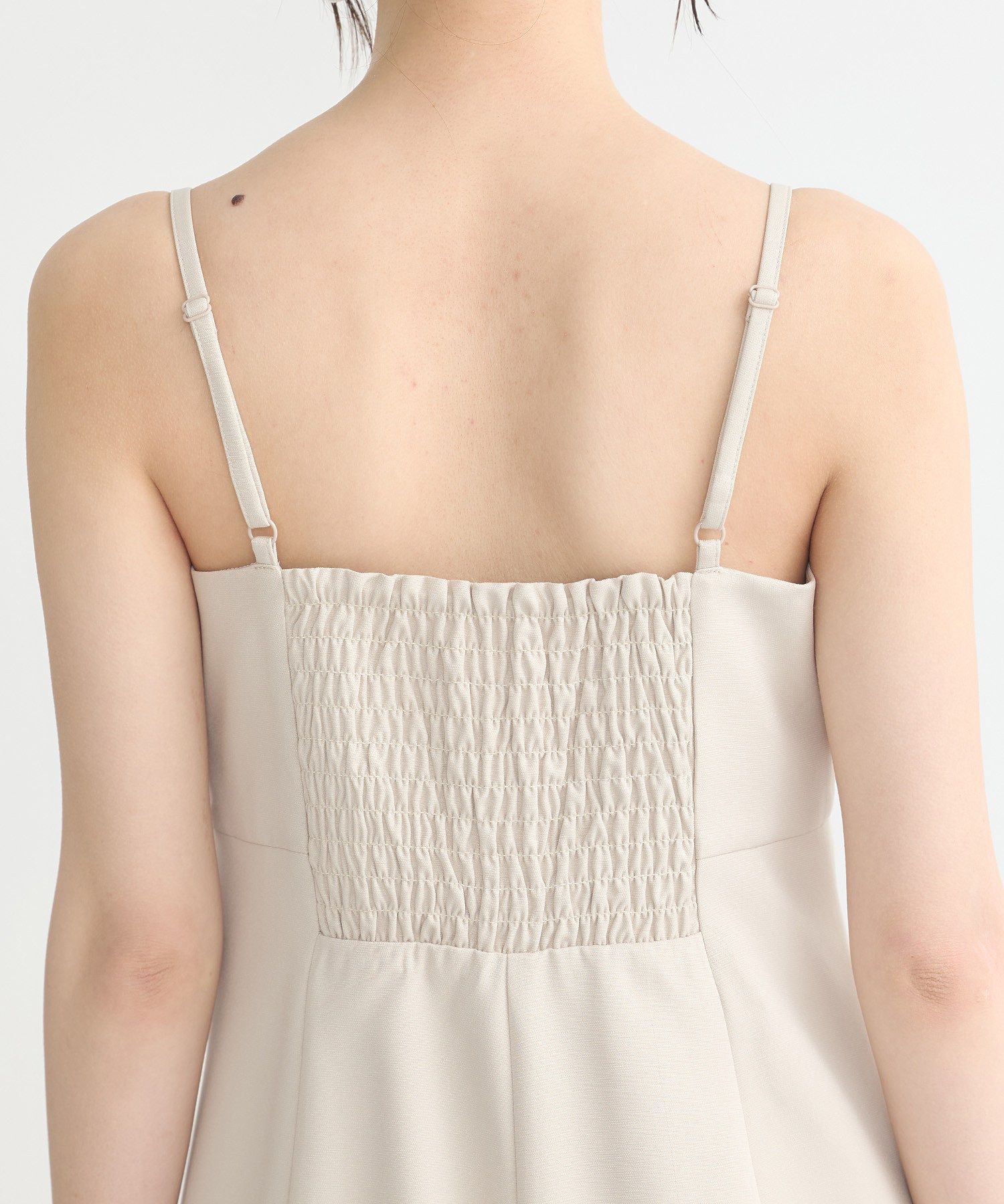 アースミュージックアンドエコロジー earth music&ecology SET2点フリルボレロ＋ナローワンピース （ライトベージュ） ライトベージュ