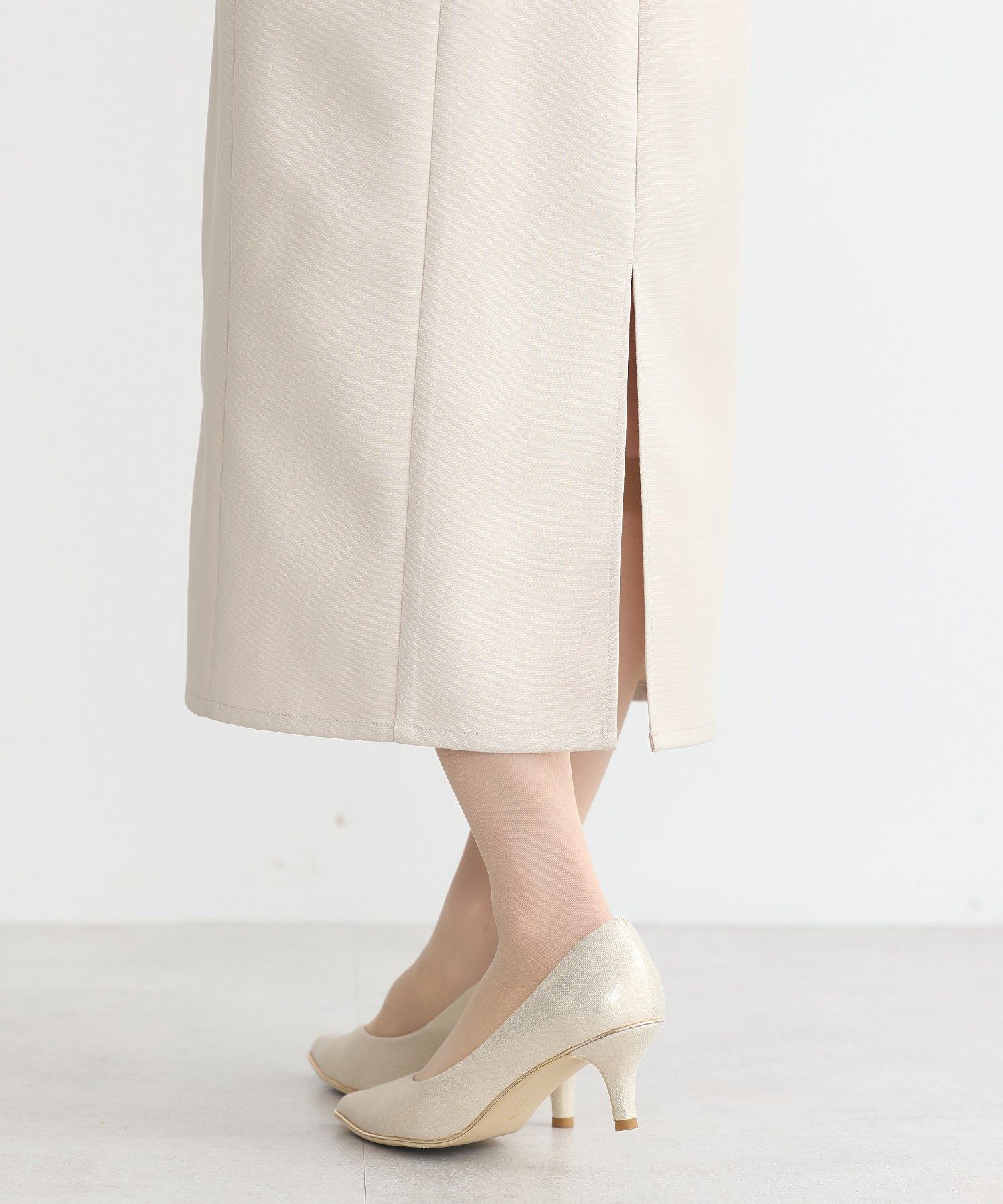 アースミュージックアンドエコロジー earth music&ecology SET2点フリルボレロ＋ナローワンピース （ライトベージュ） ライトベージュ