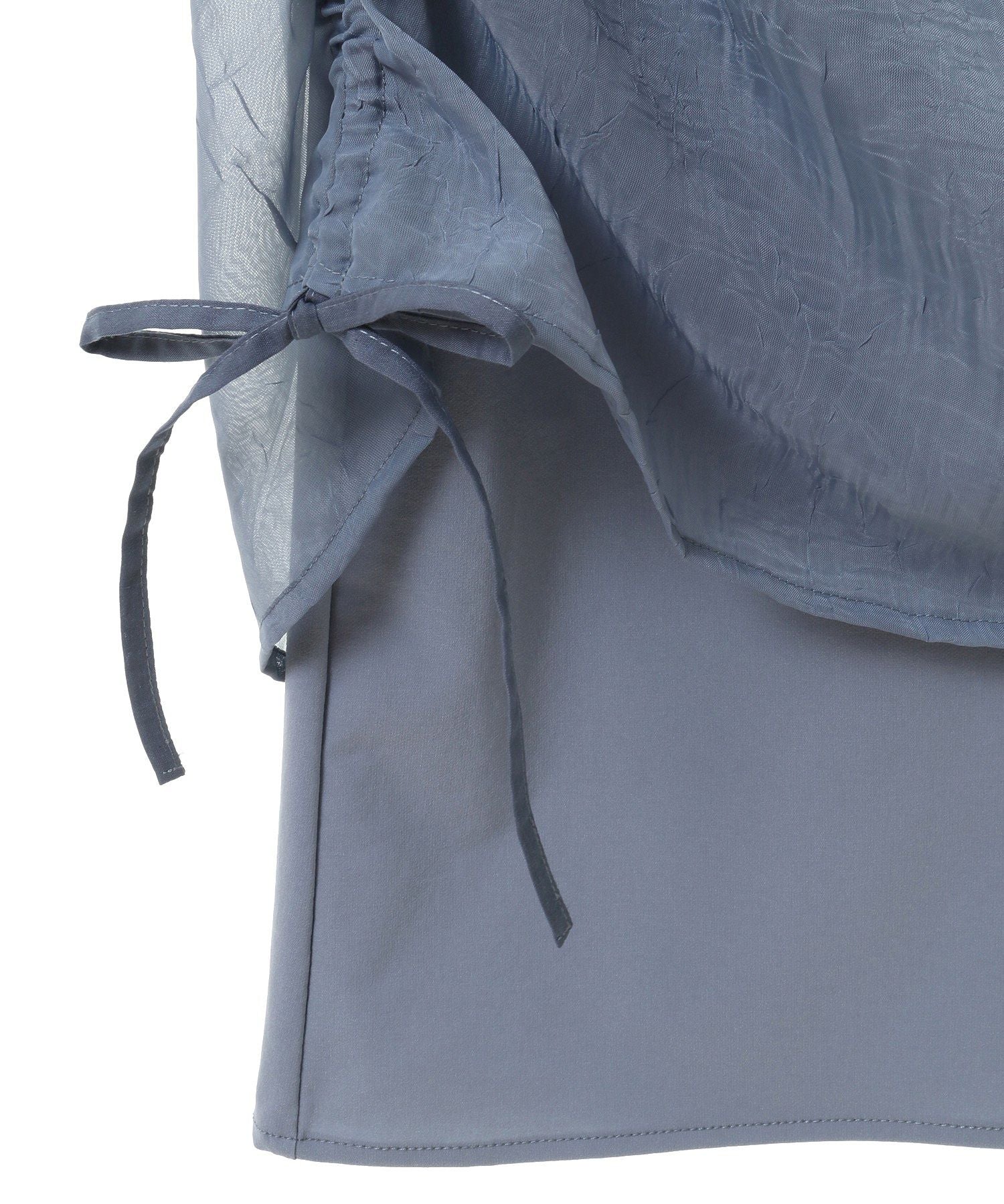 アースミュージックアンドエコロジー earth music&ecology シフォンドロストレイヤードスカート （ブラック） ブラック