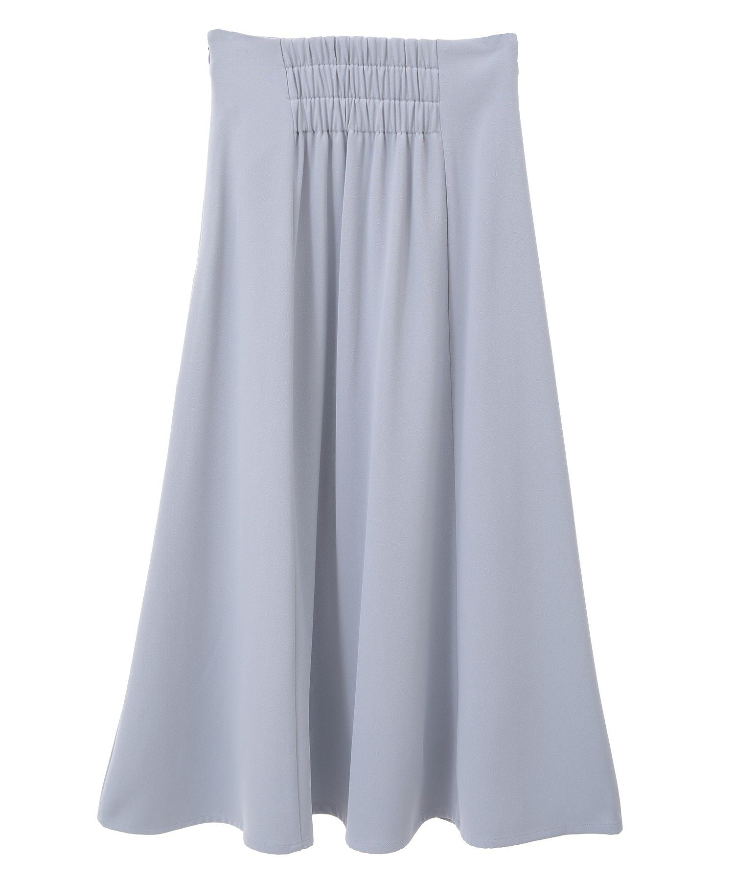 アースミュージックアンドエコロジー earth music&ecology ウエストリボンフレアスカート （サックスブルー） サックスブルー