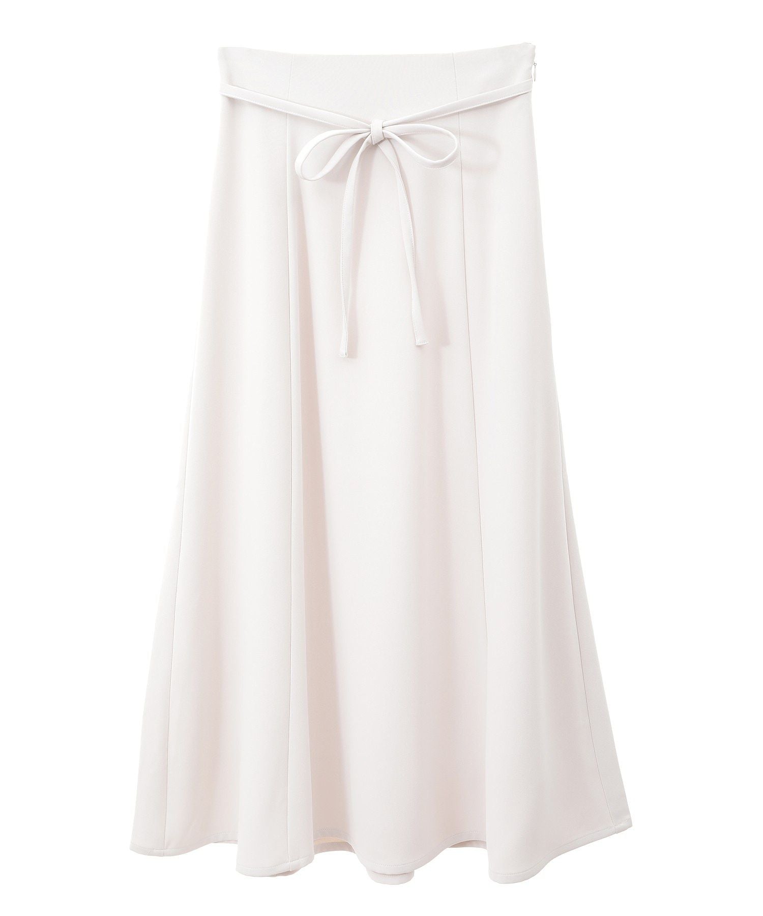 アースミュージックアンドエコロジー earth music&ecology ウエストリボンフレアスカート （サックスブルー） サックスブルー