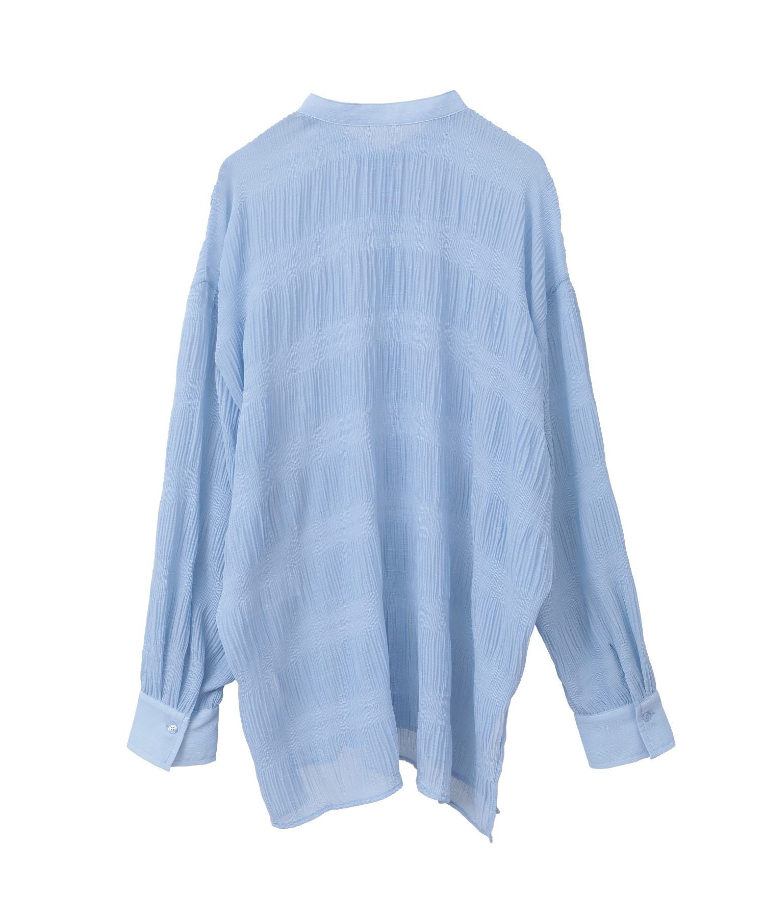 アースミュージックアンドエコロジー earth music&ecology マジョリカプリーツレギュラーシャツ （グレーベージュ） グレーベージュ