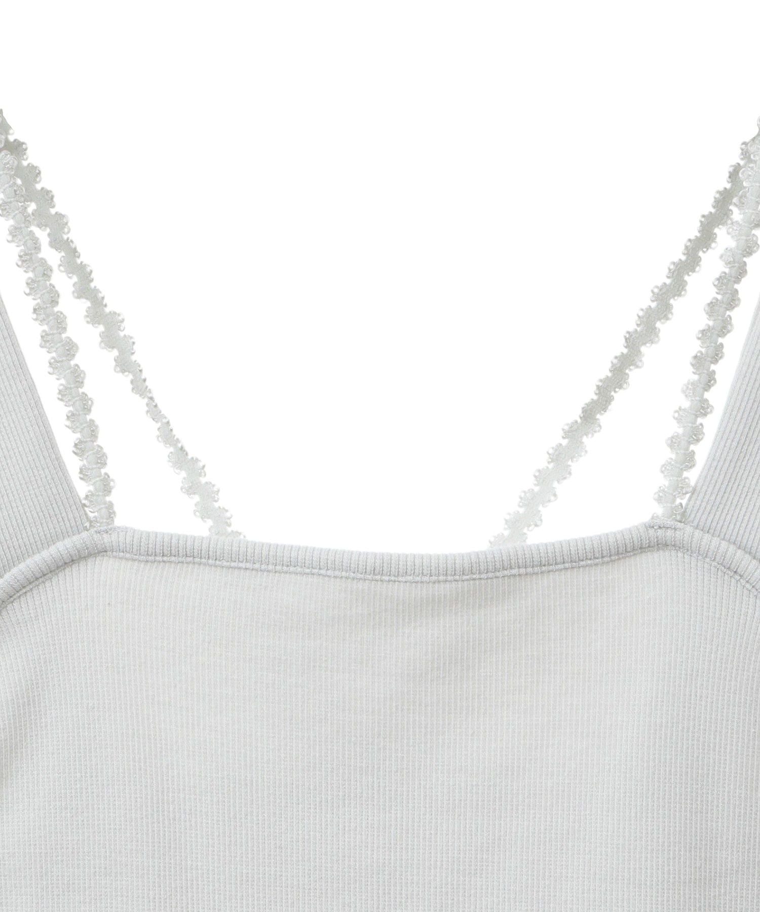 アースミュージックアンドエコロジー earth music&ecology ホルターレースキャミソール （ミント） ミント