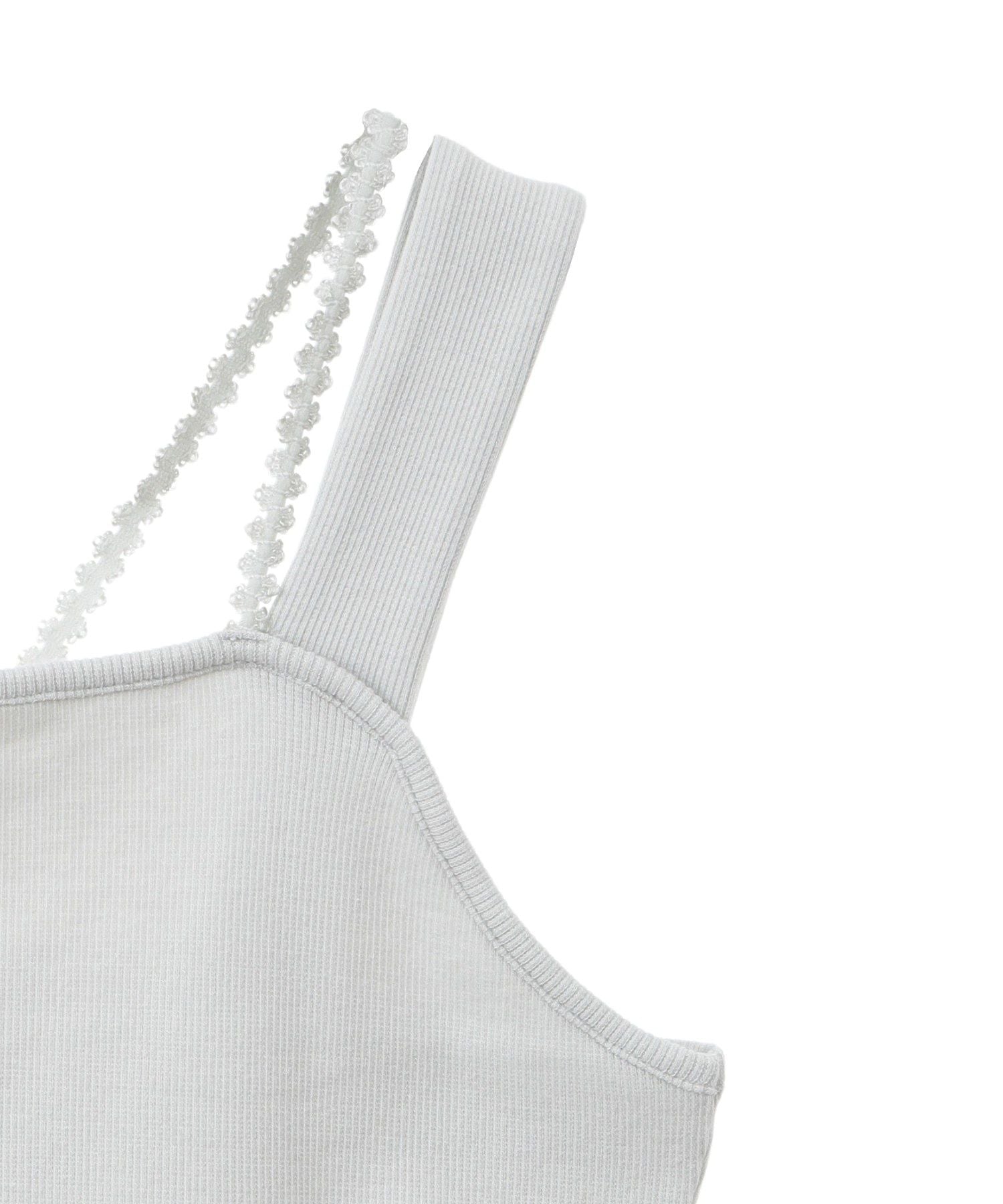 アースミュージックアンドエコロジー earth music&ecology ホルターレースキャミソール （ミント） ミント