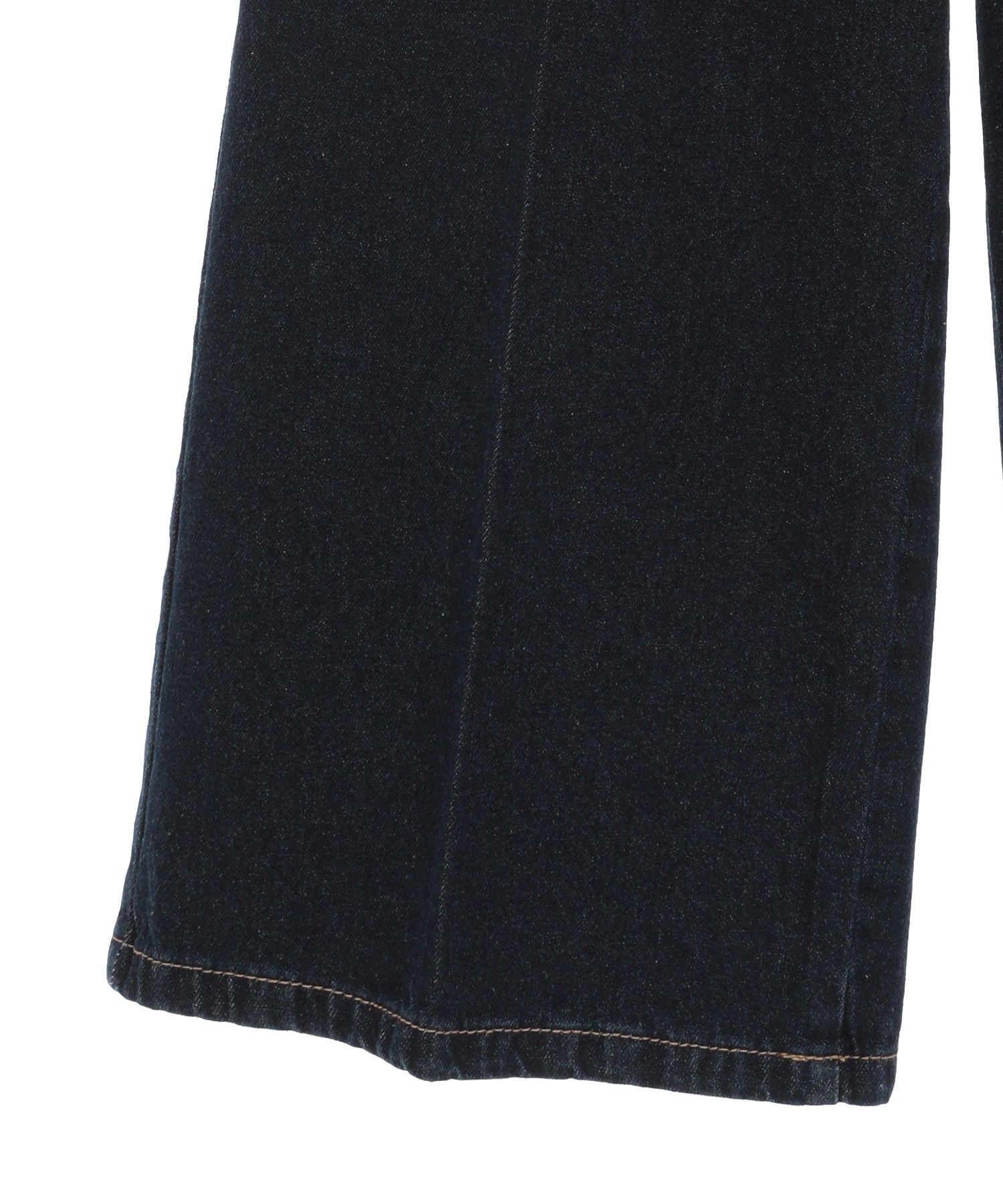 アースミュージックアンドエコロジー earth music&ecology フロントZIPバックレースアップデニム （ミディアムインディゴ） ミディアムインディゴ