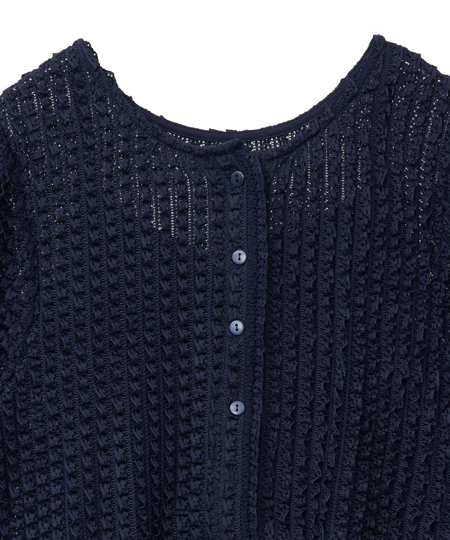 アースミュージックアンドエコロジー earth music&ecology ミニフリルカットレースアンサンブル （オフホワイト） オフホワイト