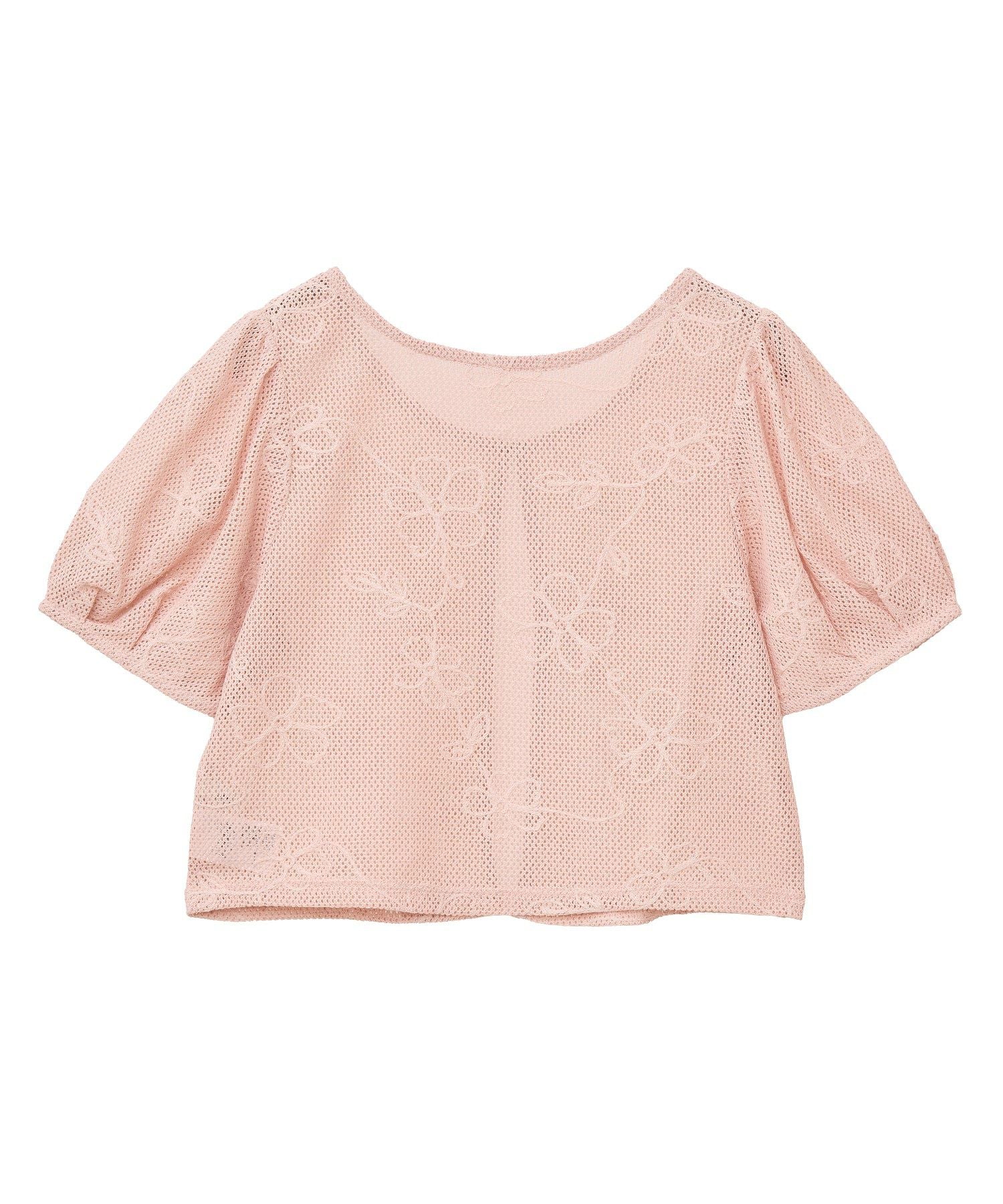 アースミュージックアンドエコロジー earth music&ecology フラワーコード刺繍カーディガン （アイボリー） アイボリー