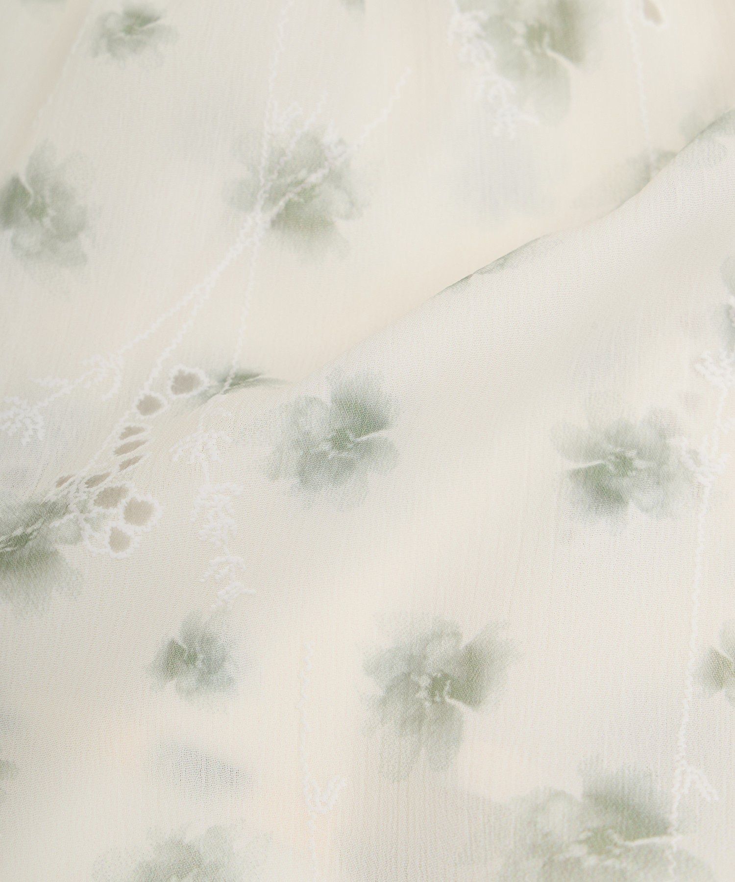 アースミュージックアンドエコロジー earth music&ecology 花柄ギャザーキャミビスチェ （ライトグリーン） ライトグリーン