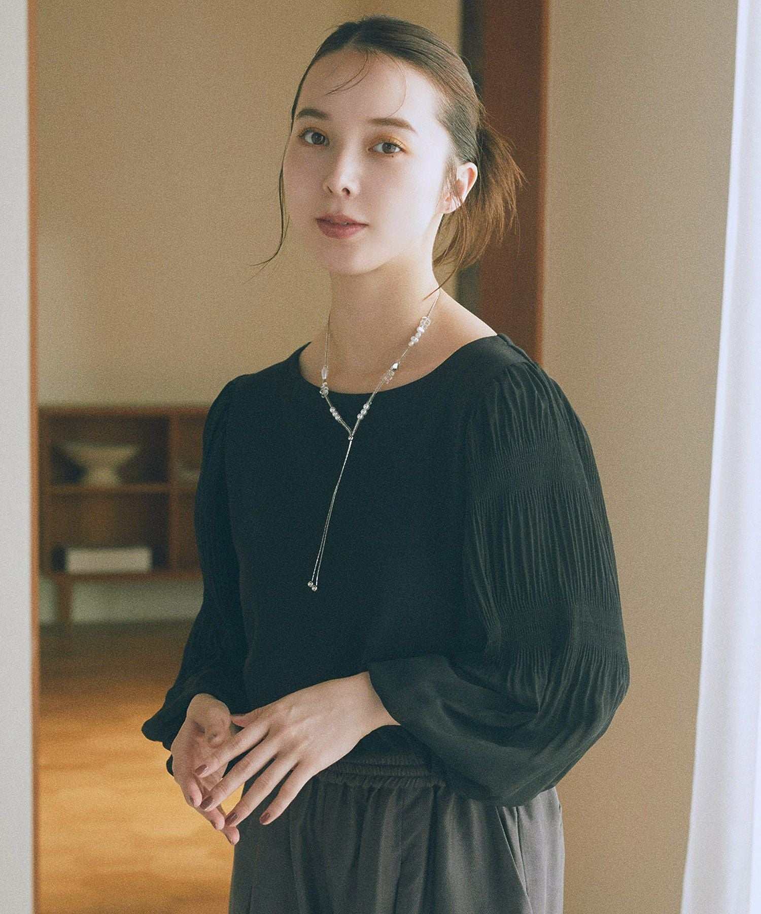 アースミュージックアンドエコロジー earth music&ecology マジョリカプリーツプルオーバー （ピンク） ピンク