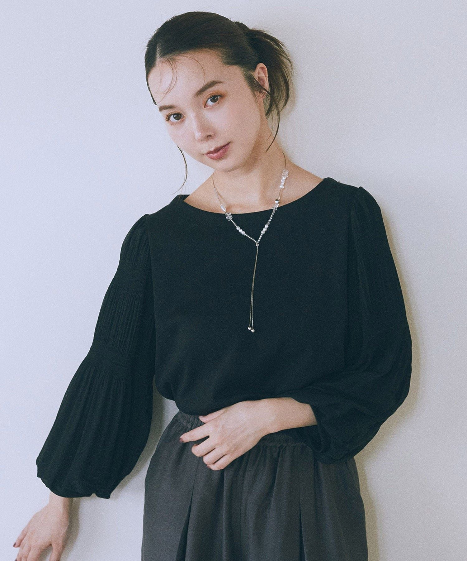 アースミュージックアンドエコロジー earth music&ecology マジョリカプリーツプルオーバー （ピンク） ピンク