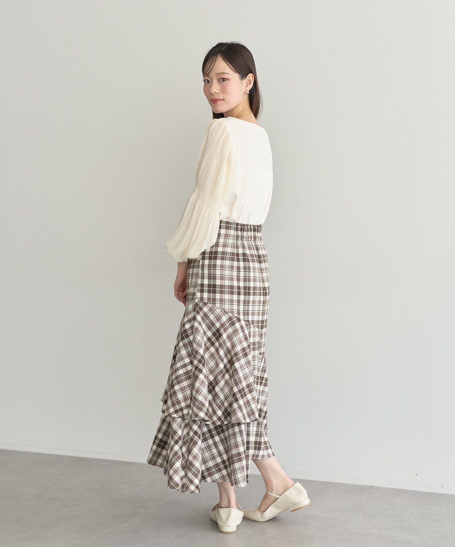 アースミュージックアンドエコロジー earth music&ecology マジョリカプリーツプルオーバー （ピンク） ピンク