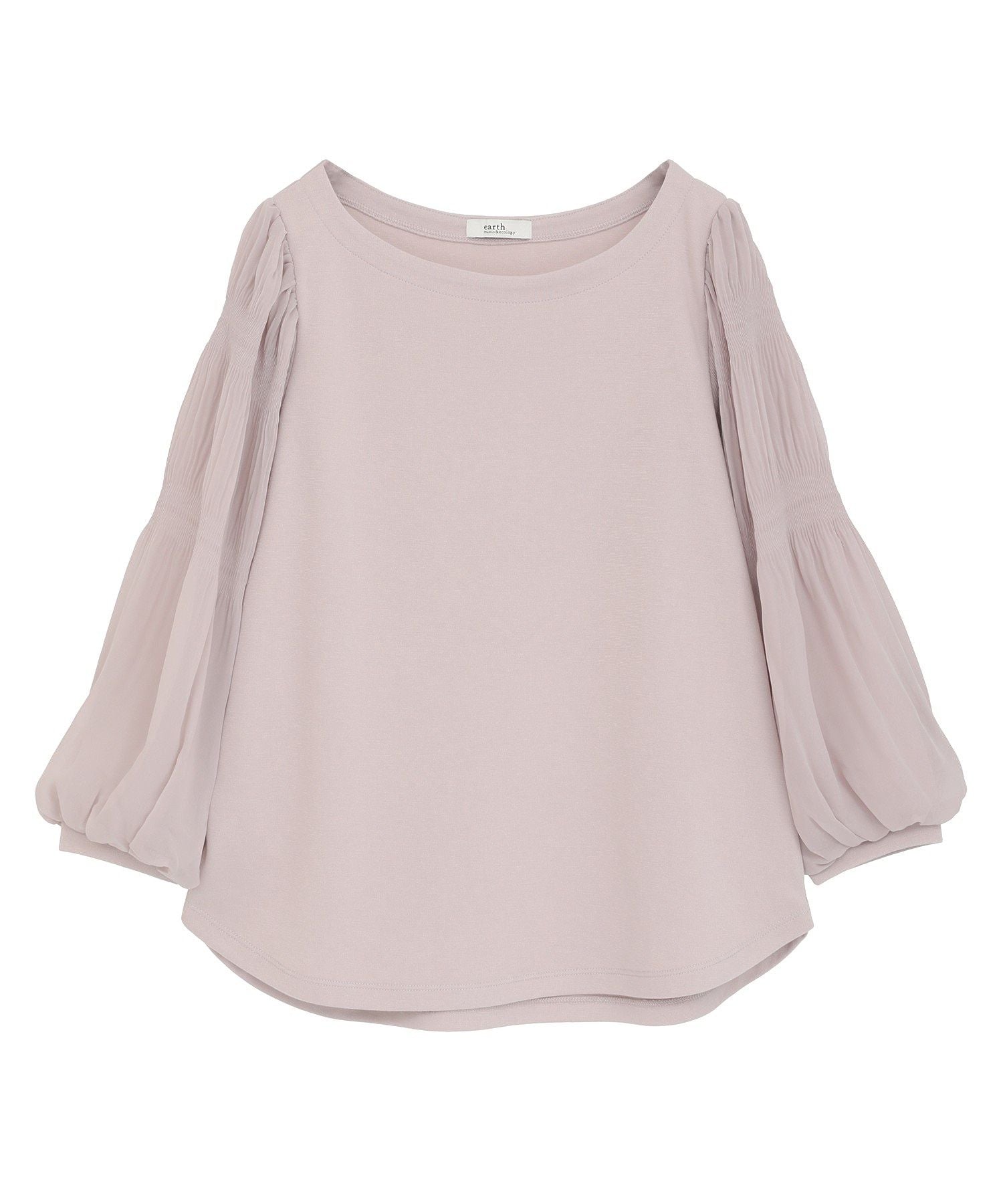 アースミュージックアンドエコロジー earth music&ecology マジョリカプリーツプルオーバー （ピンク） ピンク