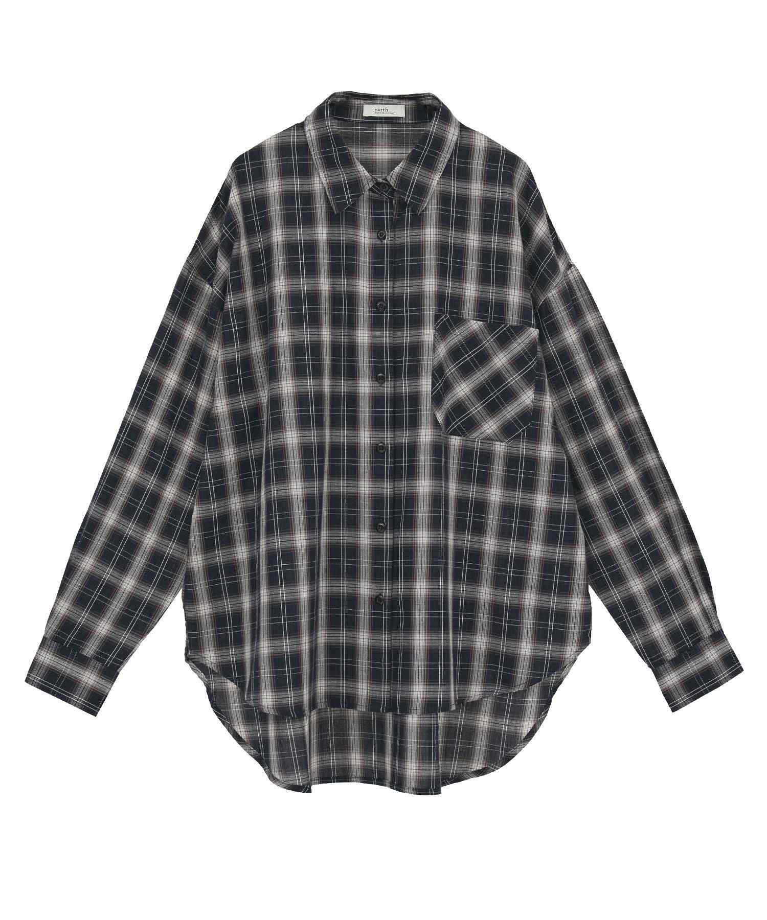 アースミュージックアンドエコロジー earth music&ecology マルチウェイチェックシャツ （チェックベージュ） チェックベージュ
