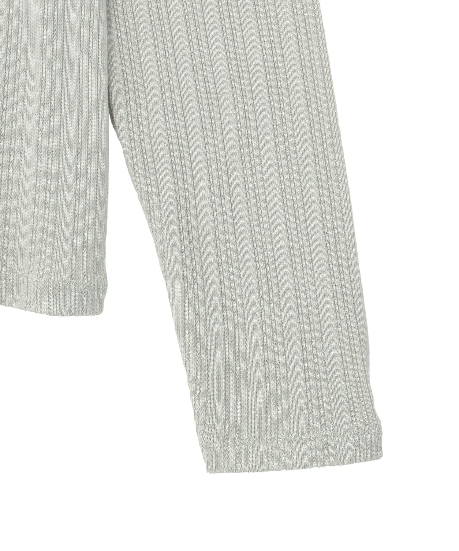 アースミュージックアンドエコロジー earth music&ecology ランダムチェーンリブバックレースプルオーバー （オフホワイト） オフホワイト