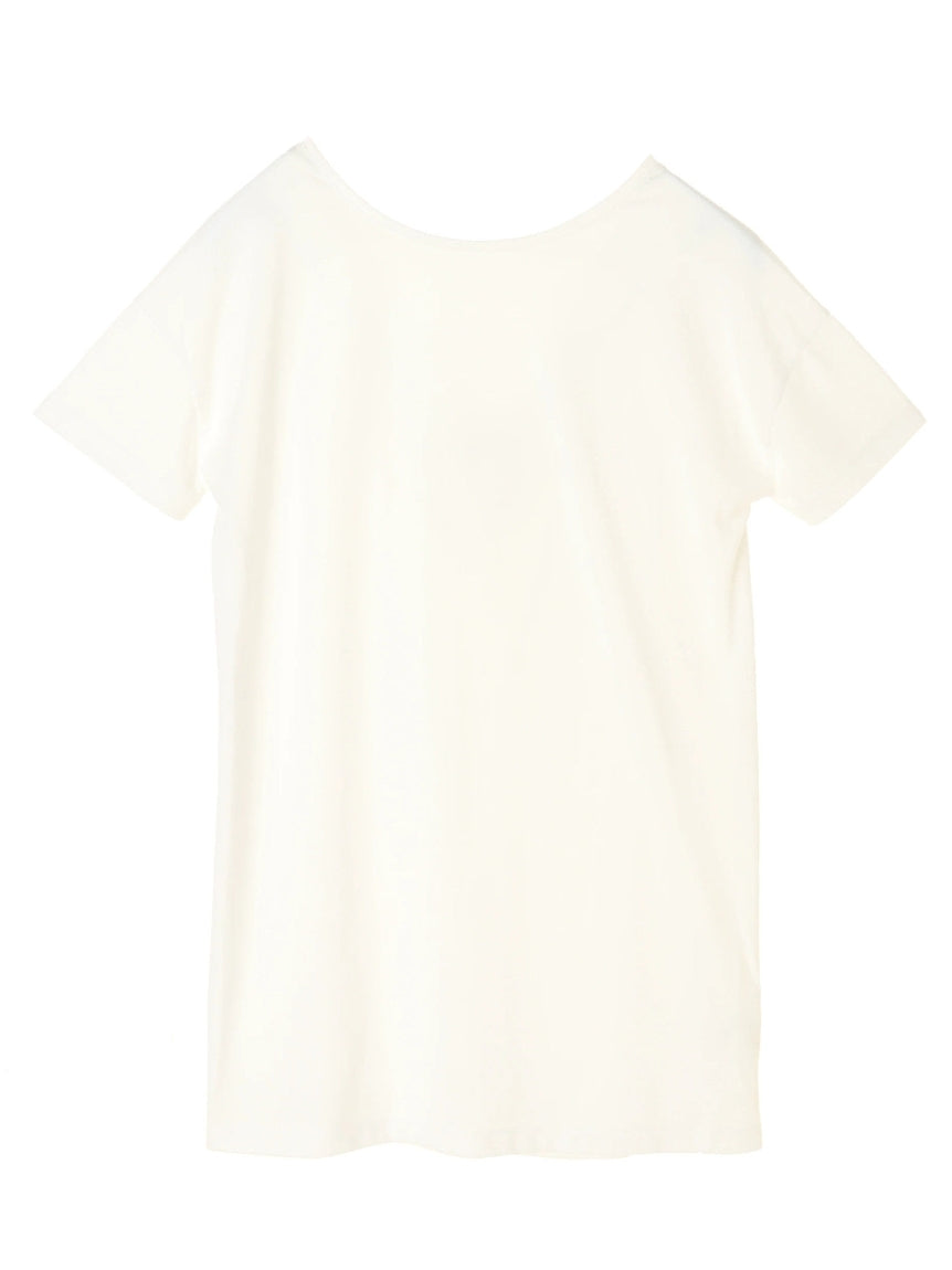 アースミュージックアンドエコロジー earth music&ecology バックドレーププルオーバー （オフホワイト） オフホワイト