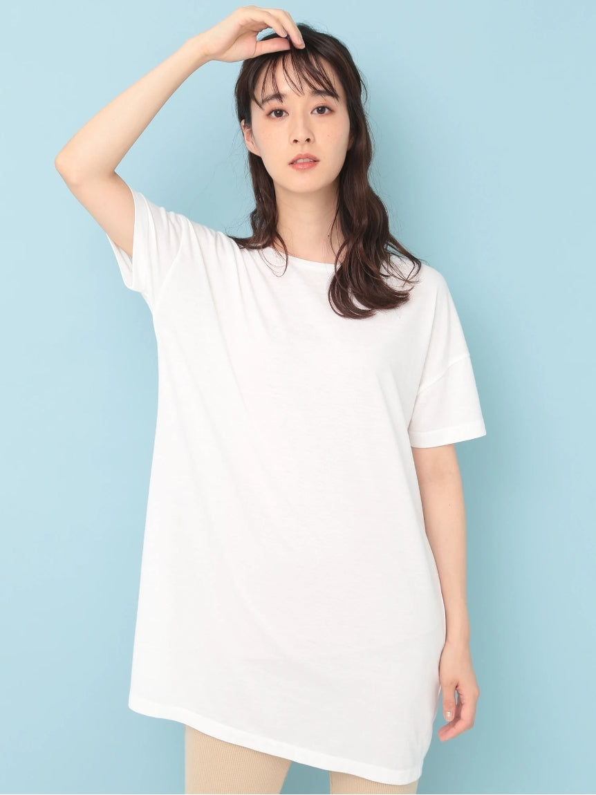 アースミュージックアンドエコロジー earth music&ecology バックドレーププルオーバー （オフホワイト） オフホワイト