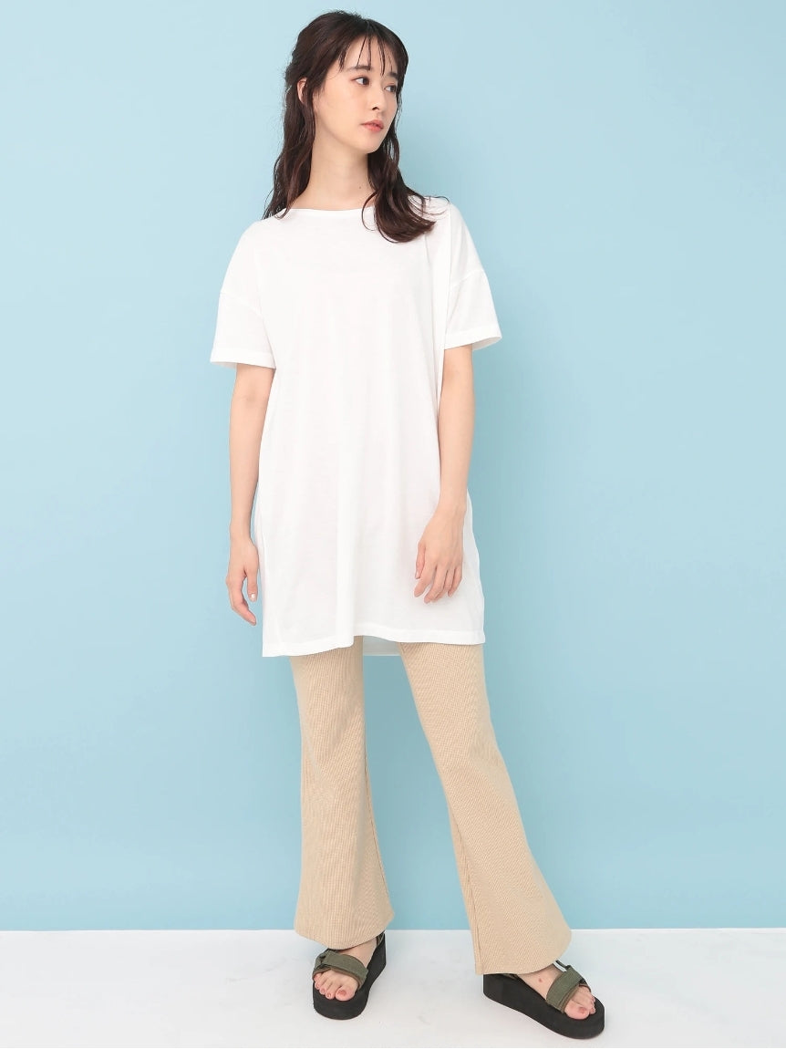 アースミュージックアンドエコロジー earth music&ecology バックドレーププルオーバー （オフホワイト） オフホワイト