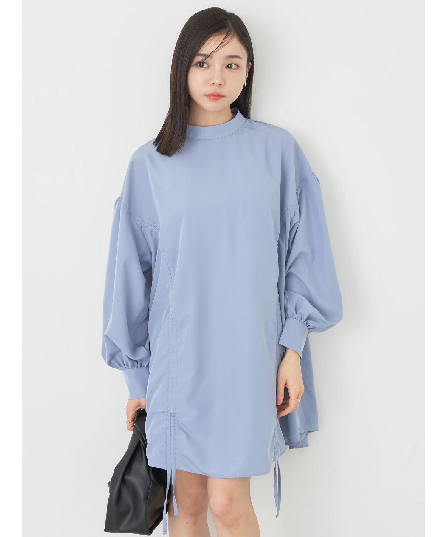 アースミュージックアンドエコロジー earth music&ecology ドロストチュニックブラウス （アイボリー） アイボリー