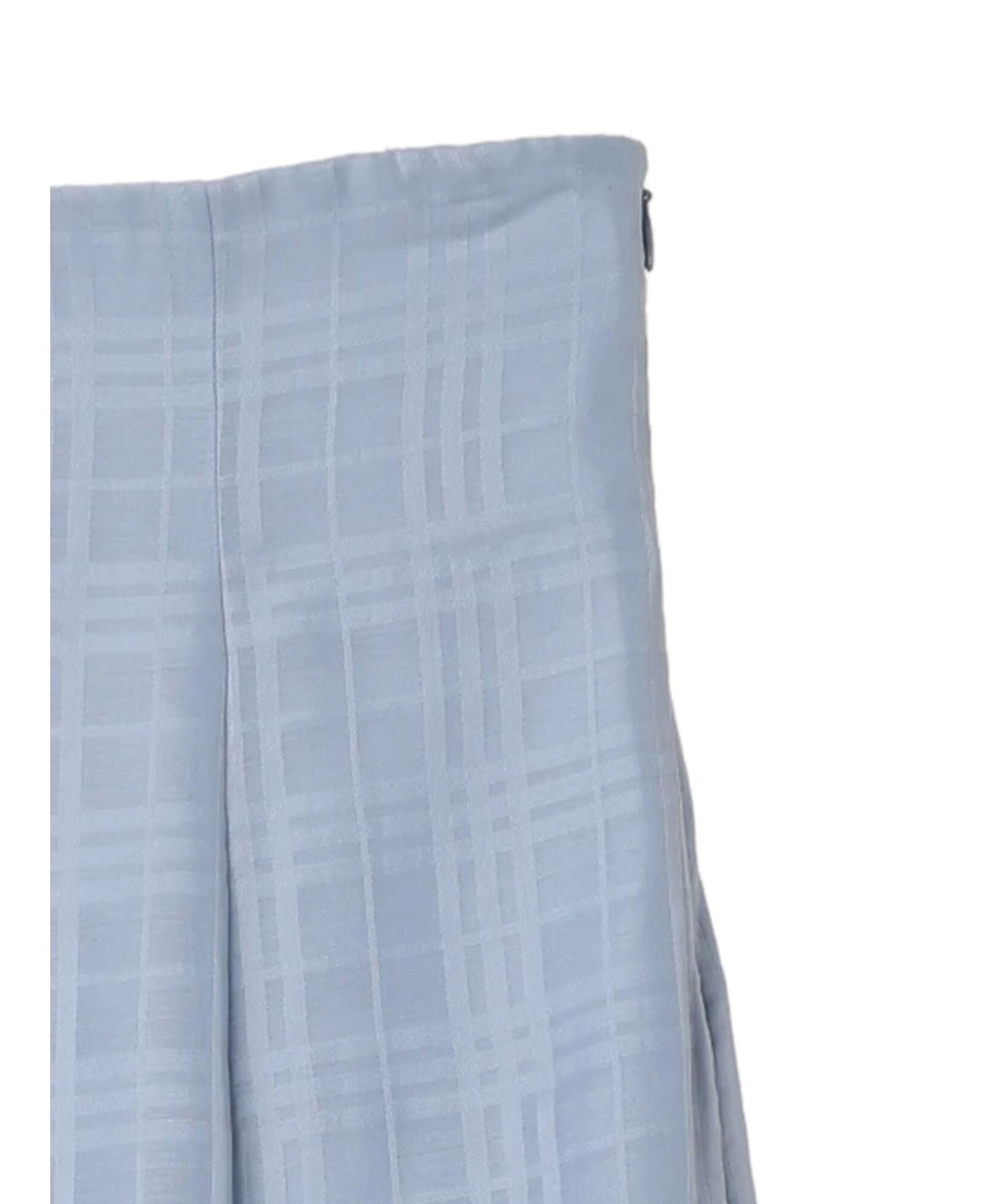 アースミュージックアンドエコロジー earth music&ecology シアーチェックフレアスカート （アイボリー） アイボリー