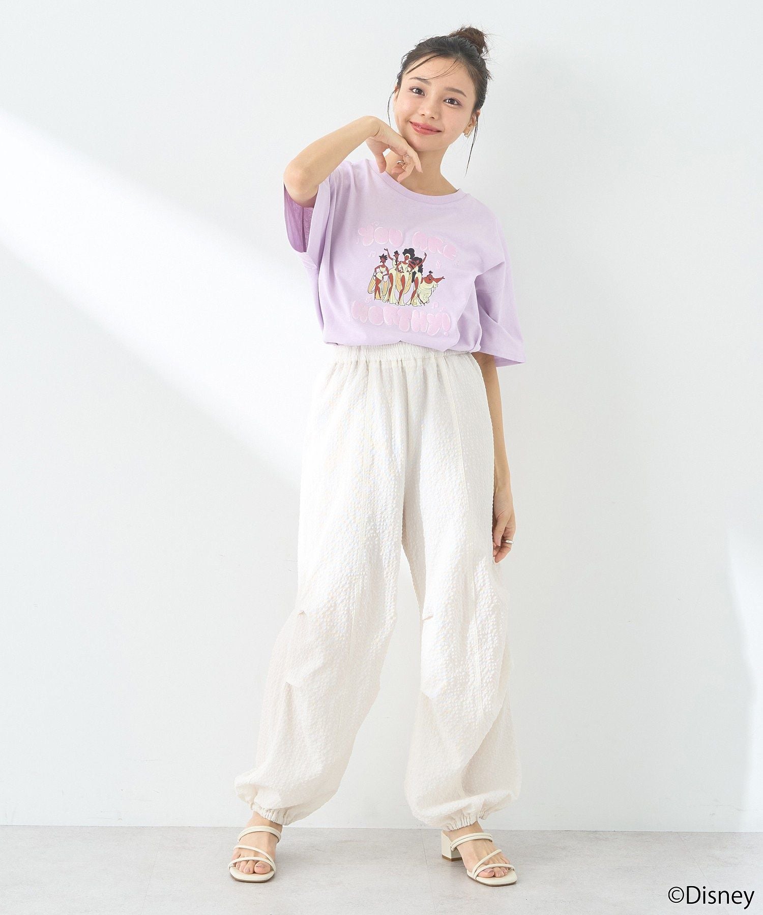 アースミュージックアンドエコロジー earth music&ecology ヘラクレス／ゆるTee （ラベンダー） ラベンダー