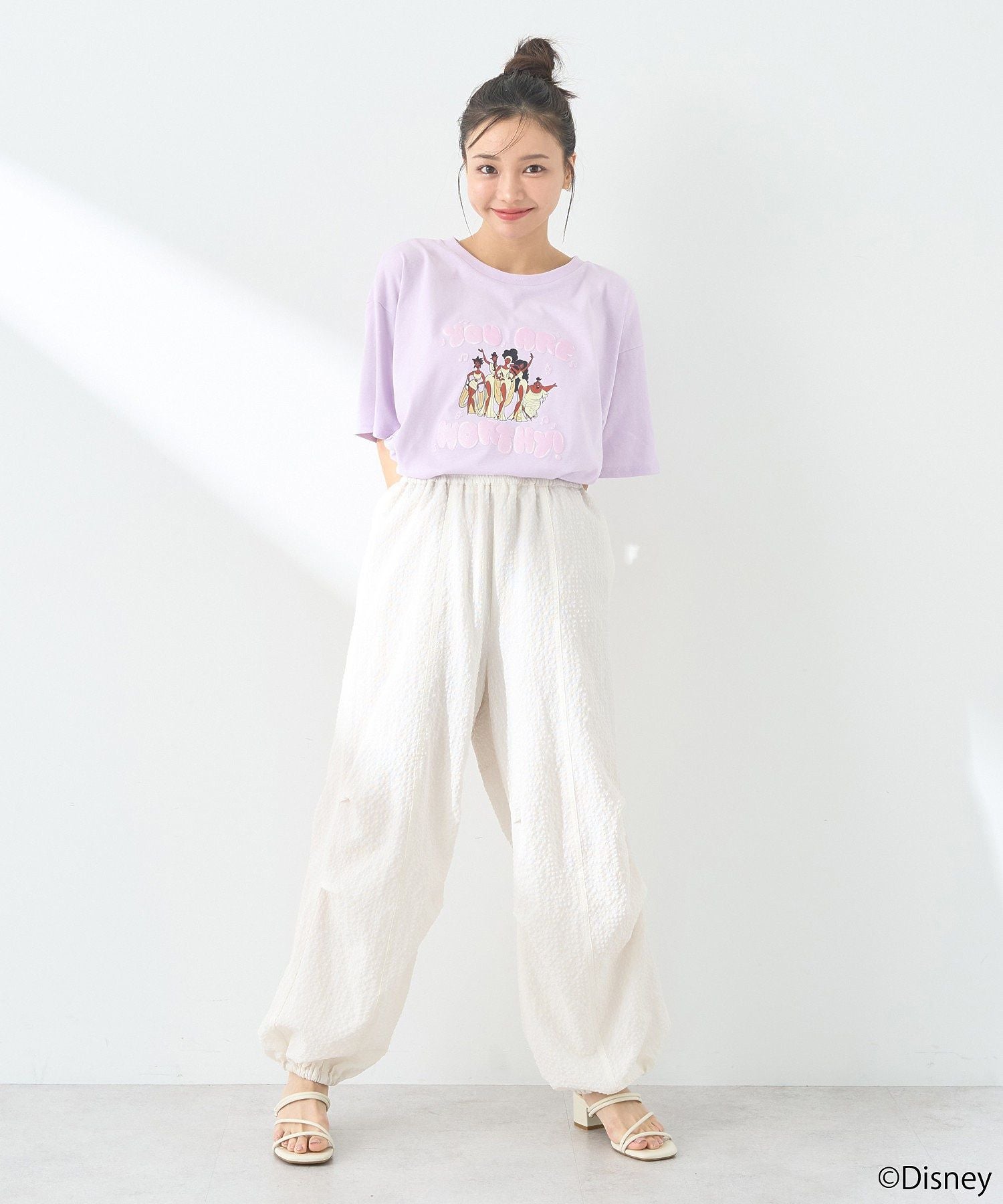 アースミュージックアンドエコロジー earth music&ecology ヘラクレス／ゆるTee （ラベンダー） ラベンダー