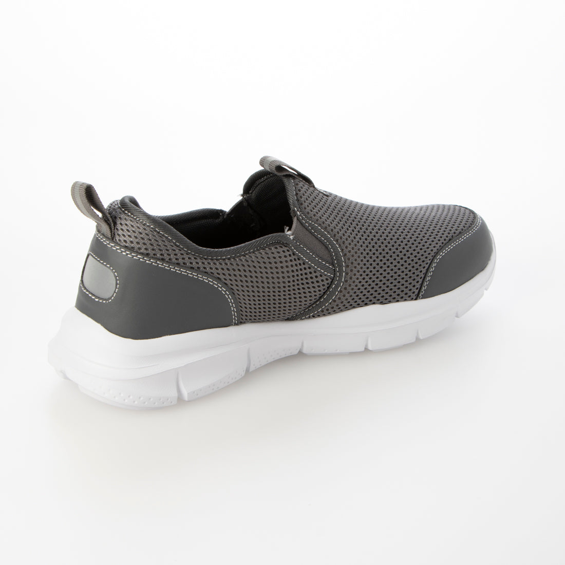 EARTH MARCH Men's Slip-On Shoes Sports Shoes Casual Shoes Mesh Material em_24250 Gray