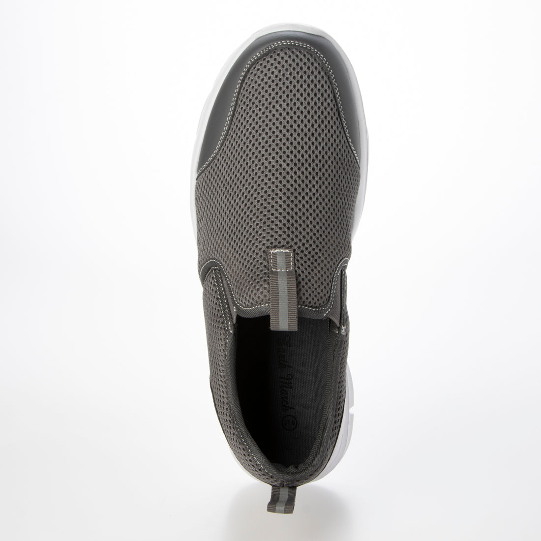 EARTH MARCH Men's Slip-On Shoes Sports Shoes Casual Shoes Mesh Material em_24250 Gray