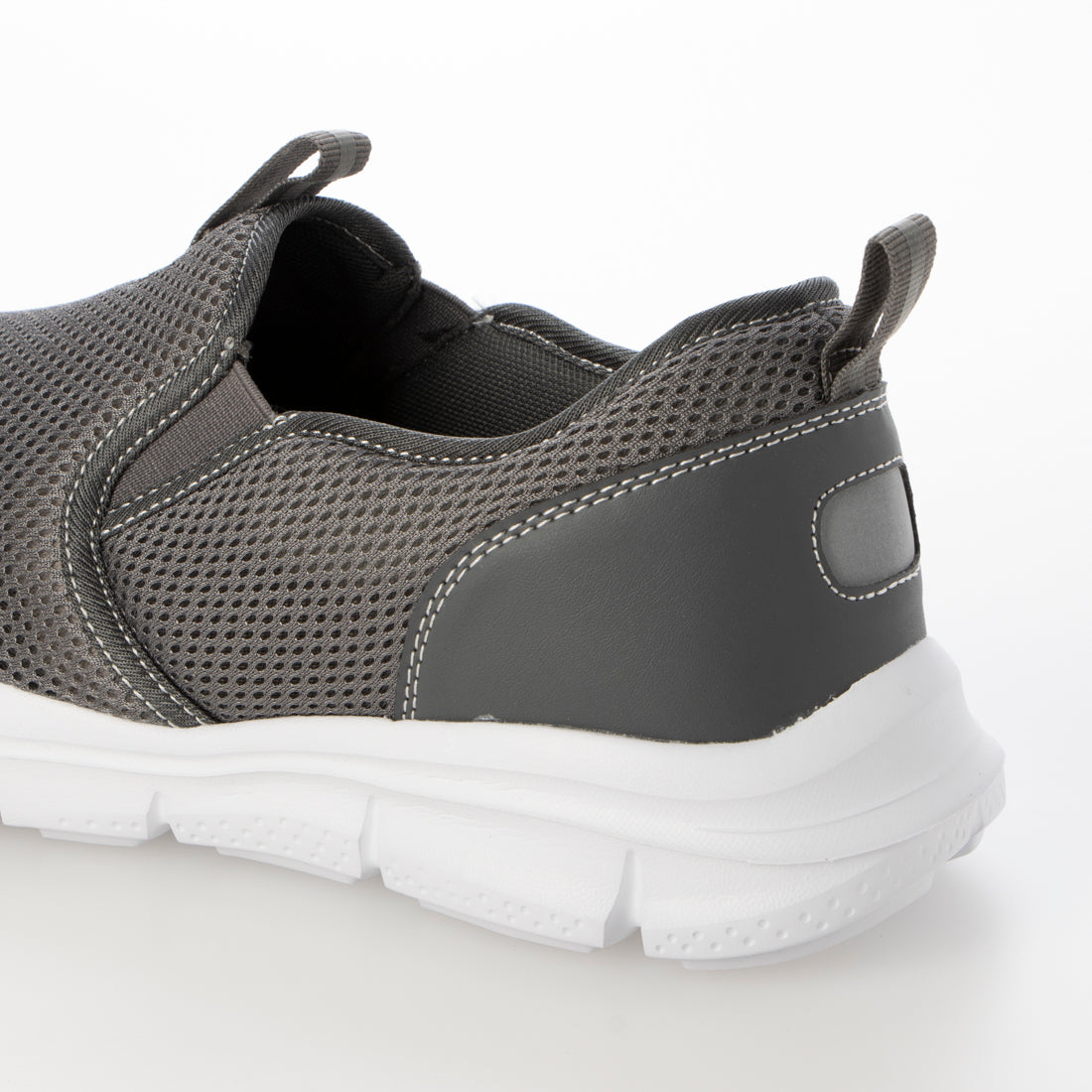 EARTH MARCH Men's Slip-On Shoes Sports Shoes Casual Shoes Mesh Material em_24250 Gray