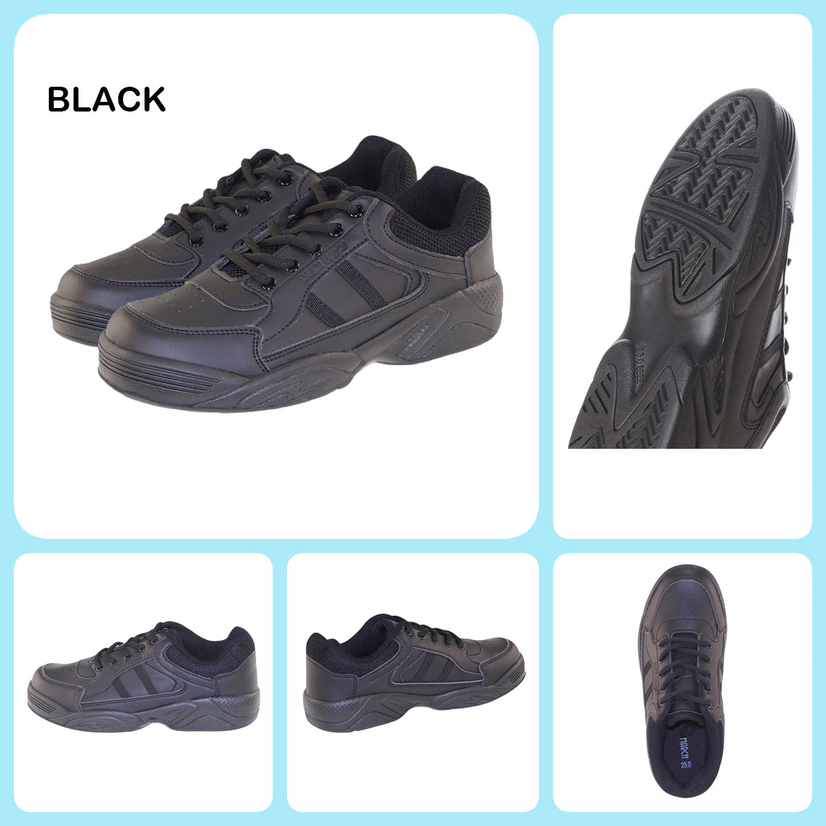 EARTH MARCH Lace-up Court Shoes, Walking Shoes, Sneakers, Athletic Shoes, Work Shoes em_18552