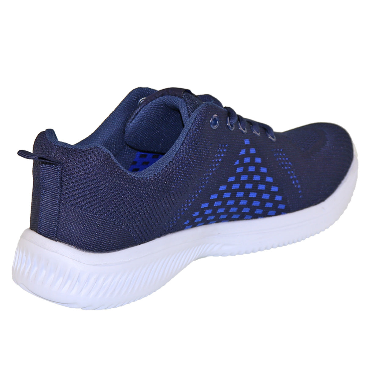 EARTH MARCH Unisex Flyknit Sneakers Sports Shoes Lace-up 20552 Black