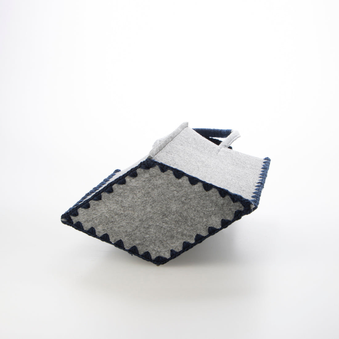 アースメイド EARTH MADE E6528 FELT*KNIT CROCHET TOTE/M