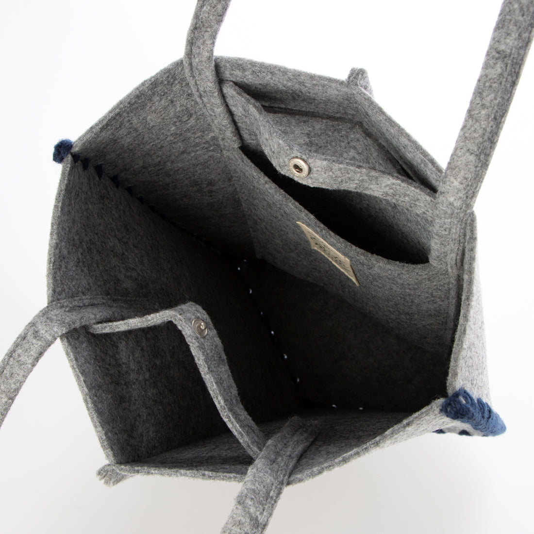 アースメイド EARTH MADE E6528 FELT*KNIT CROCHET TOTE/M