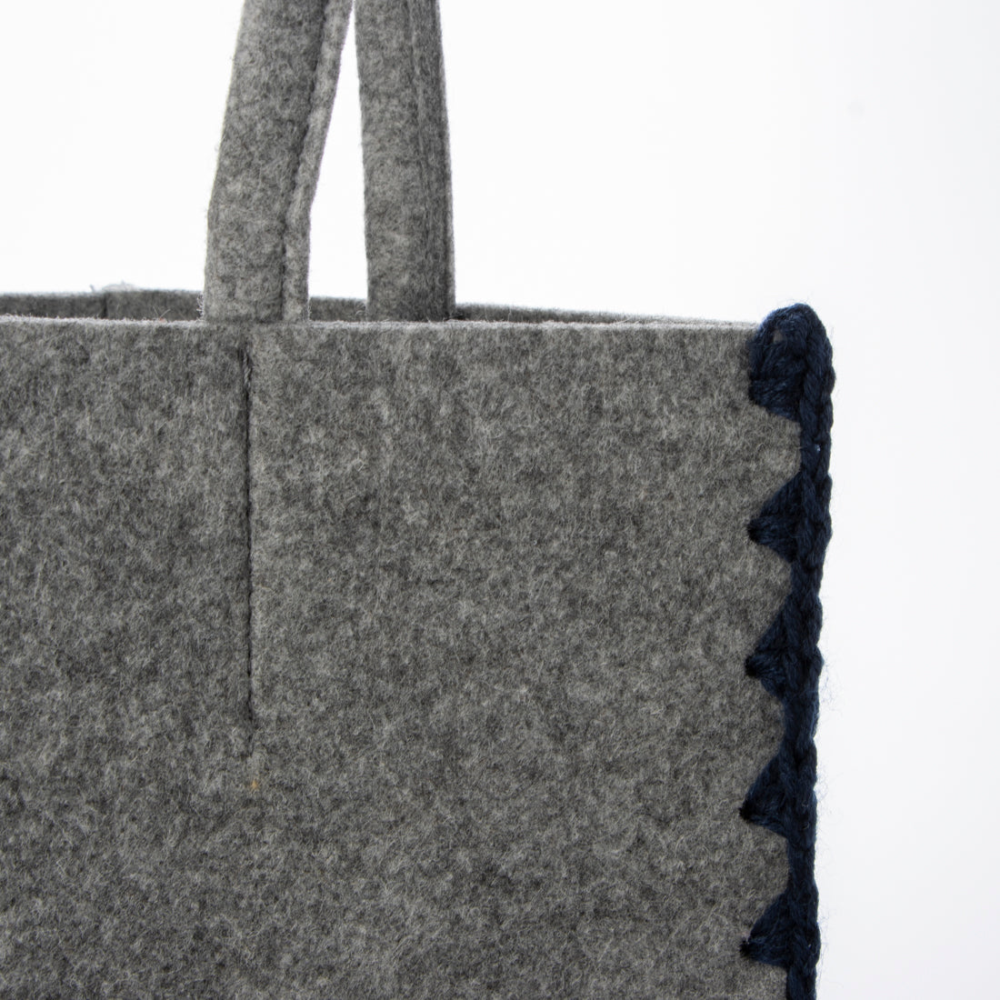 アースメイド EARTH MADE E6528 FELT*KNIT CROCHET TOTE/M