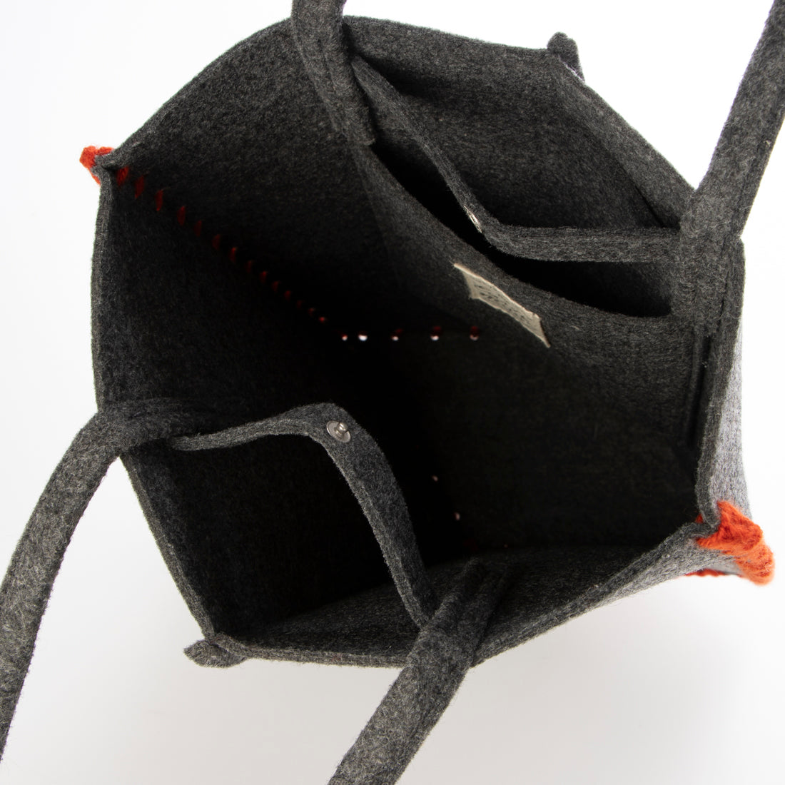 アースメイド EARTH MADE E6528 FELT*KNIT CROCHET TOTE/M