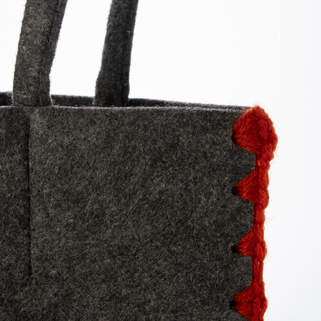 アースメイド EARTH MADE E6528 FELT*KNIT CROCHET TOTE/M